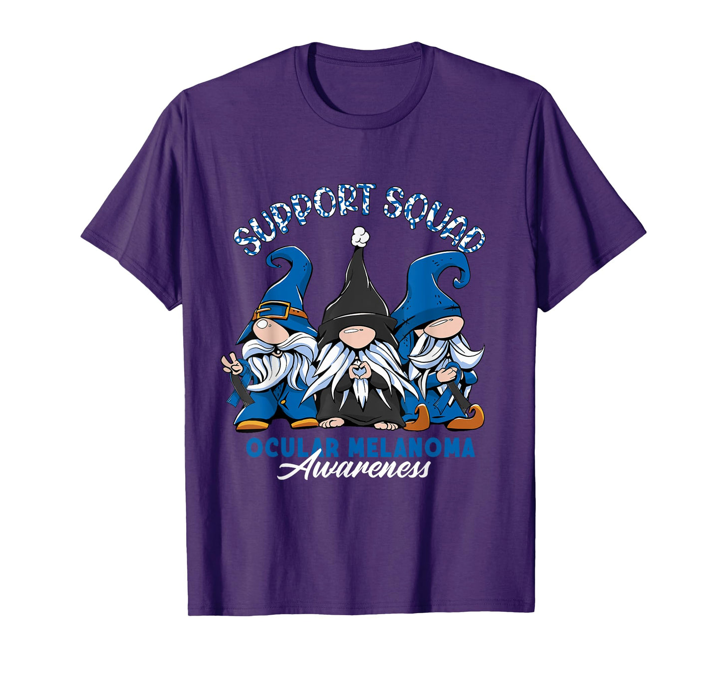 Support Awareness Squad I Eye Cancer & Ocular Melanoma T-Shirt
