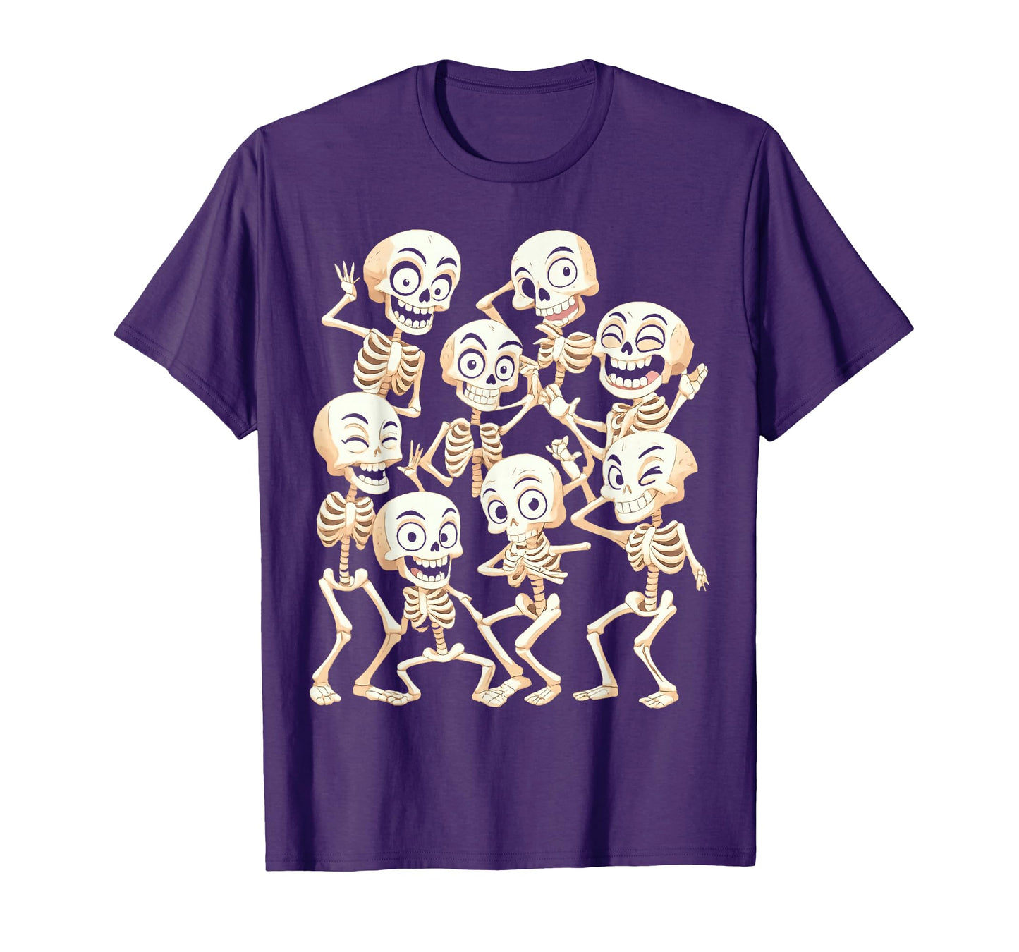 Halloween Skeleton Dance Party Spooky Fun for Men Women Kids T-Shirt
