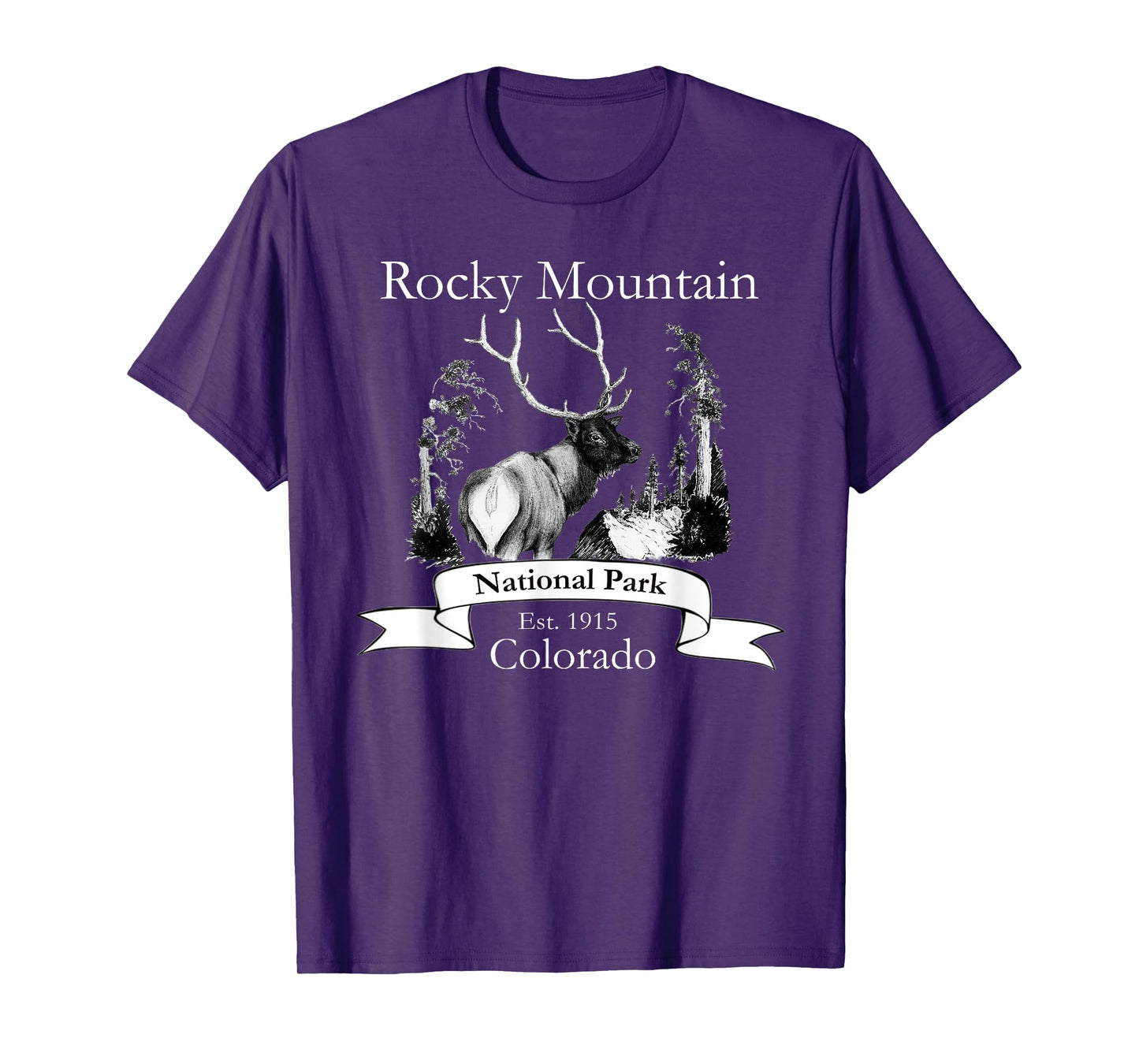 Rocky Mountain National Park. Elk. T-Shirt