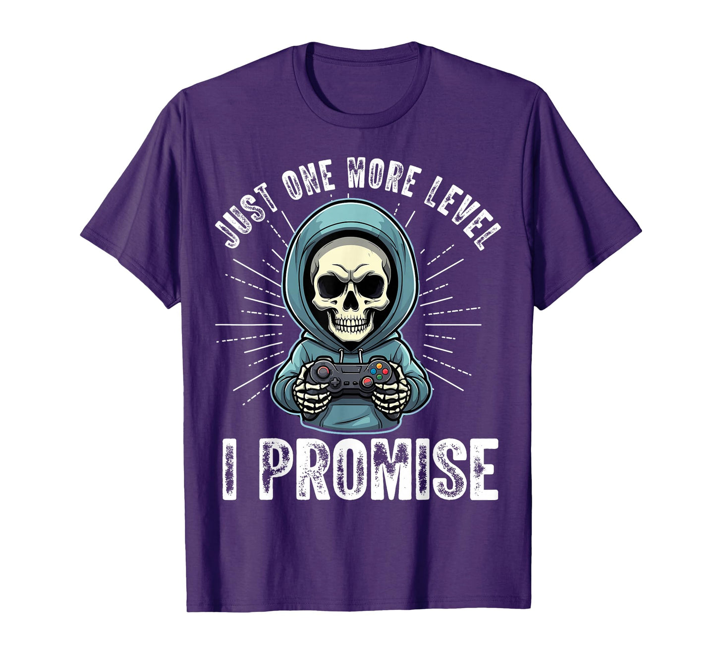 Funny Video Game Halloween Skeleton Gamer Costume Men Boys T-Shirt