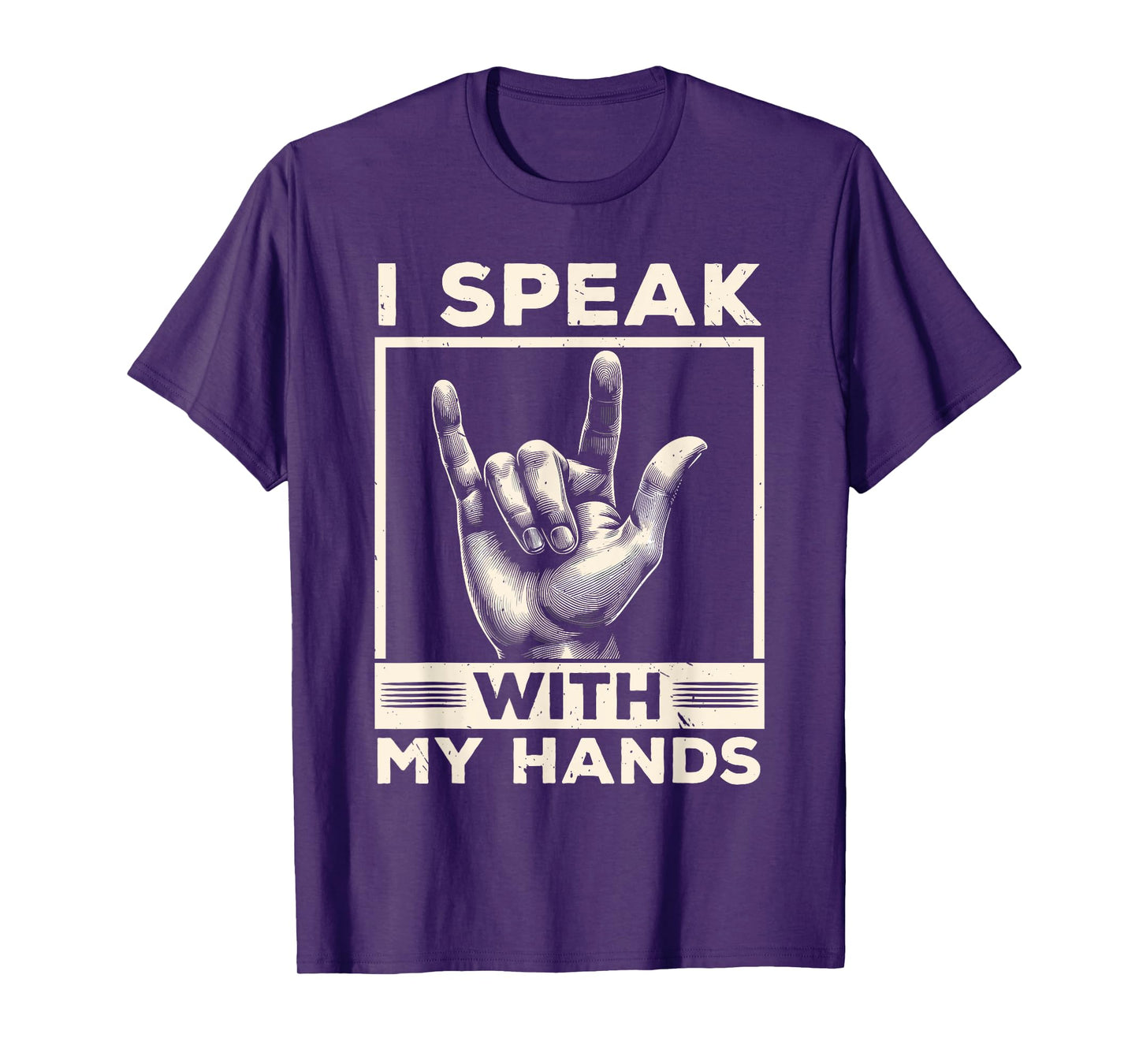 ASL Interpreter Deaf ASL Teacher American Sign Language Men Women T-Shirt