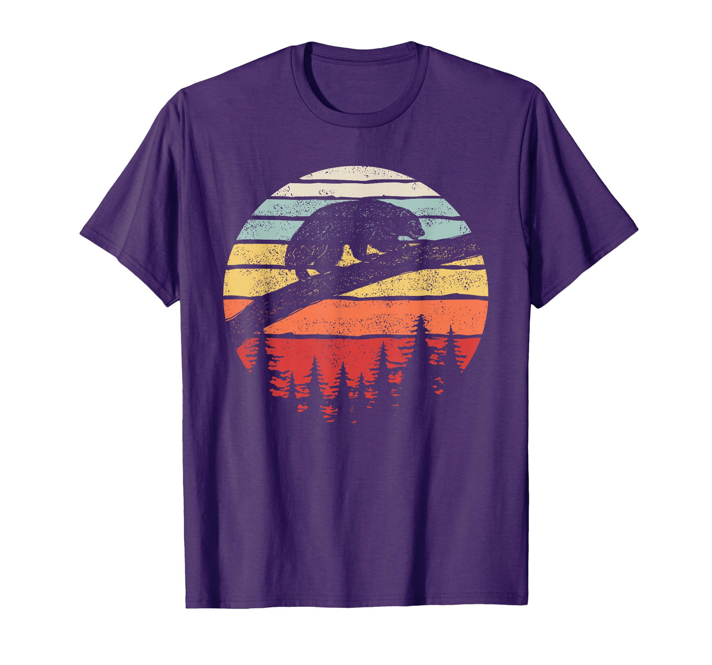 Vintage Retro Wolverine Animal T-Shirt