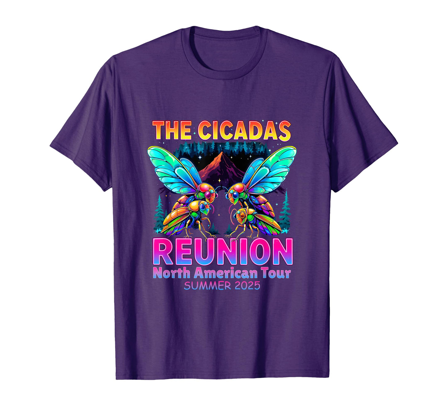 Cicadas North American Reunion Tour Summer 2025 T-Shirt