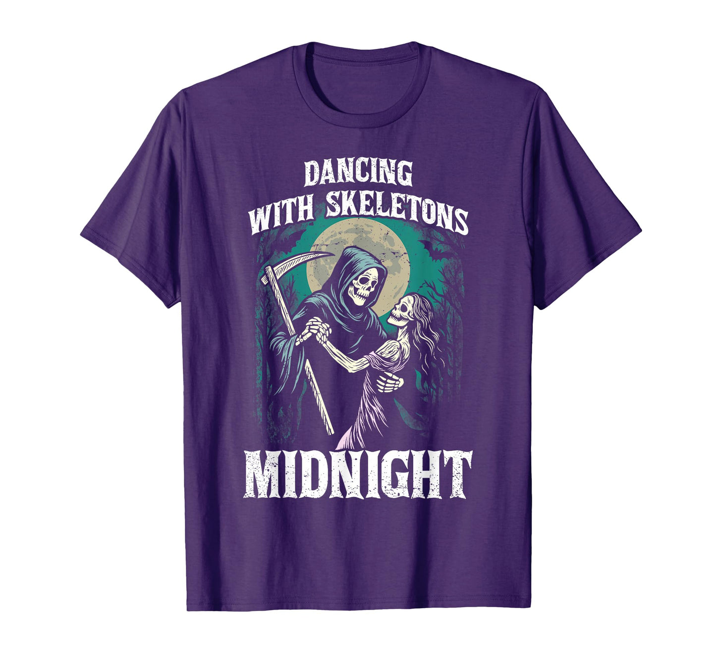 Dancing with Skeletons Halloween Spooky Haunted Season T-Shirt