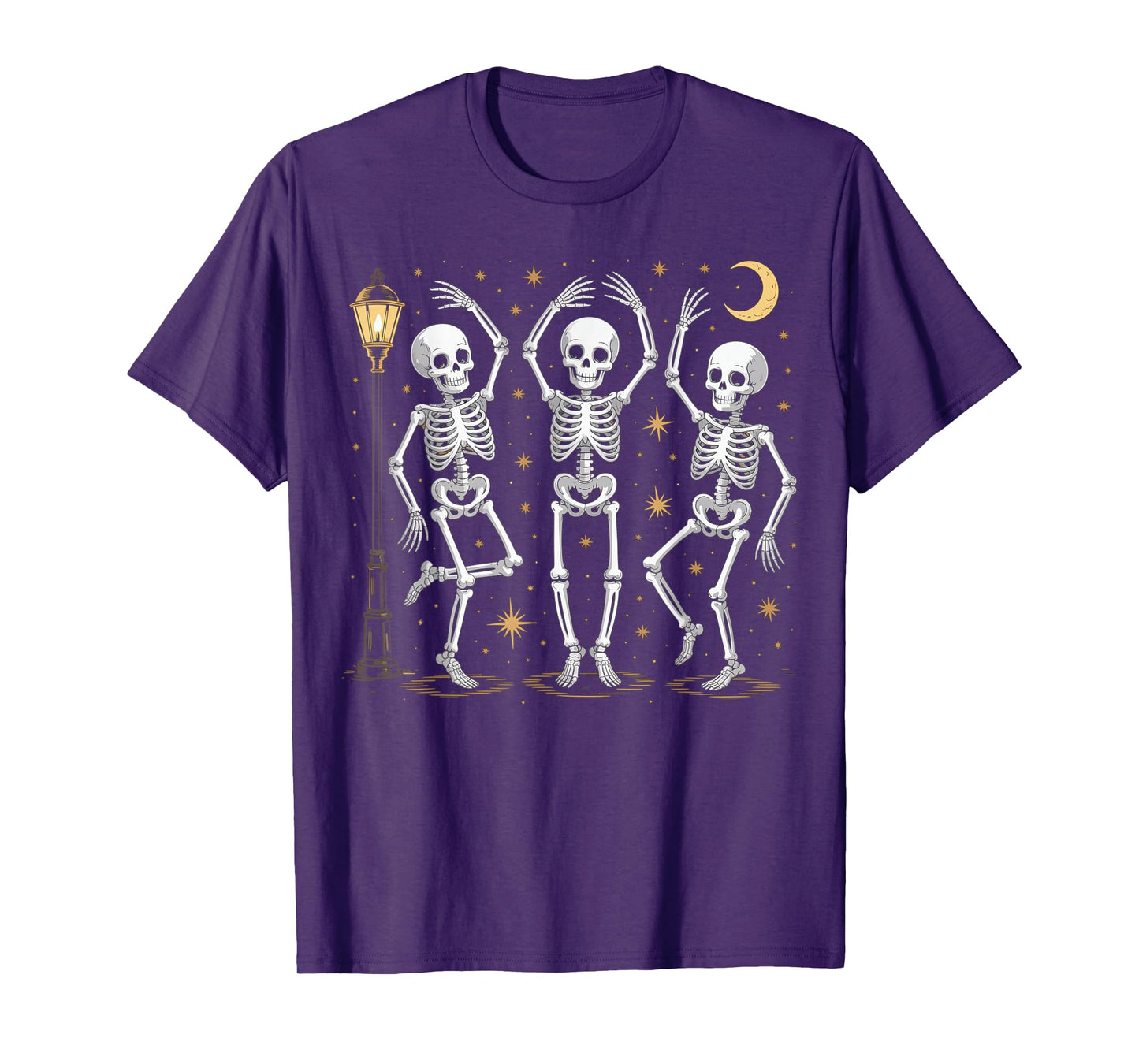 Halloween Party Skeletons Spooky Fun T-Shirt