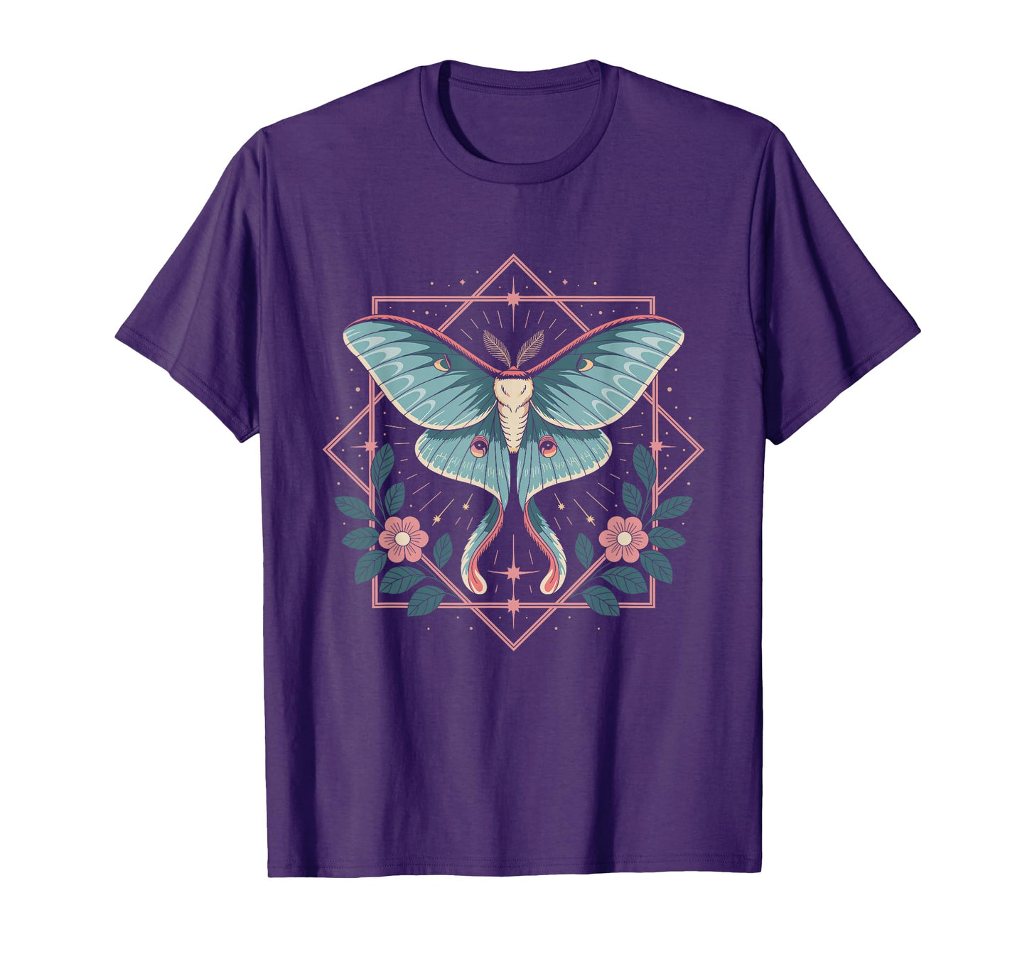 Fairycore Fairy Grunge Aesthetic Goth Fairycore Luna Moth T-Shirt