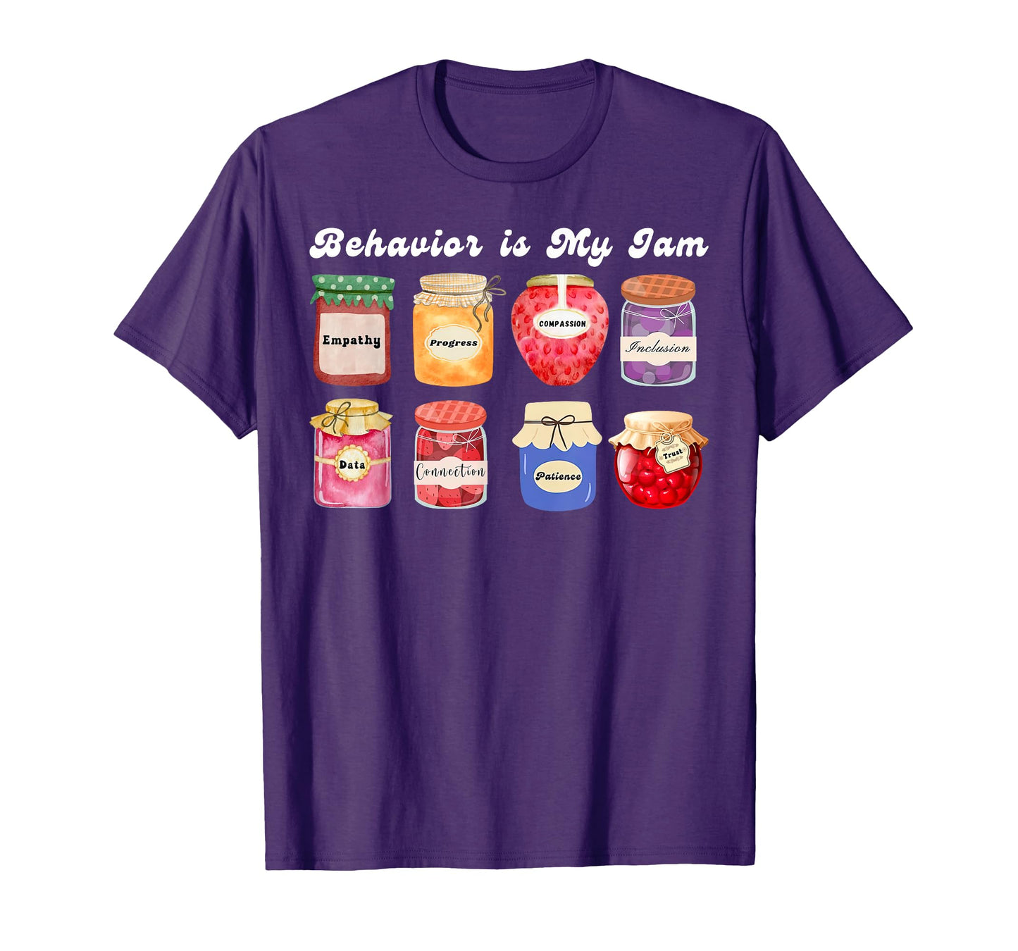 Retro Behavior Is My Jam ABA RBT Therapist Behavior Analyst T-Shirt