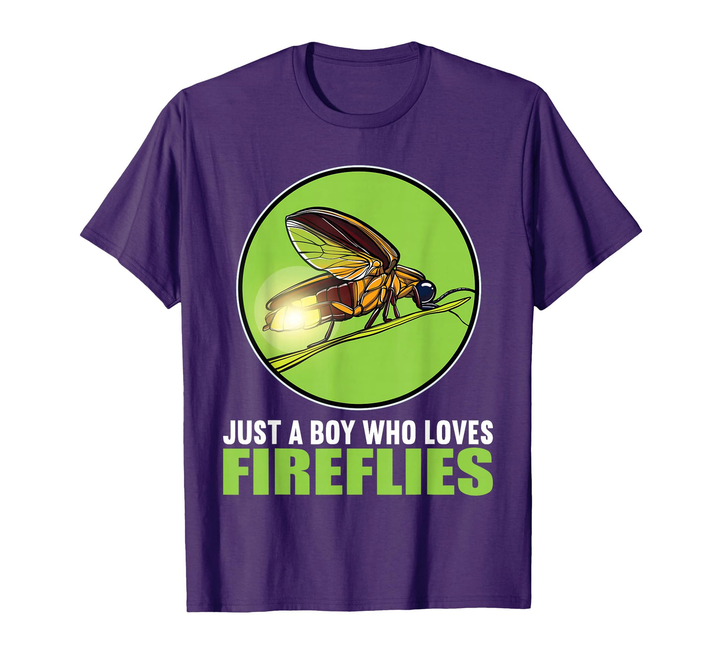 Just a Boy who loves Fireflies Firefly T-Shirt