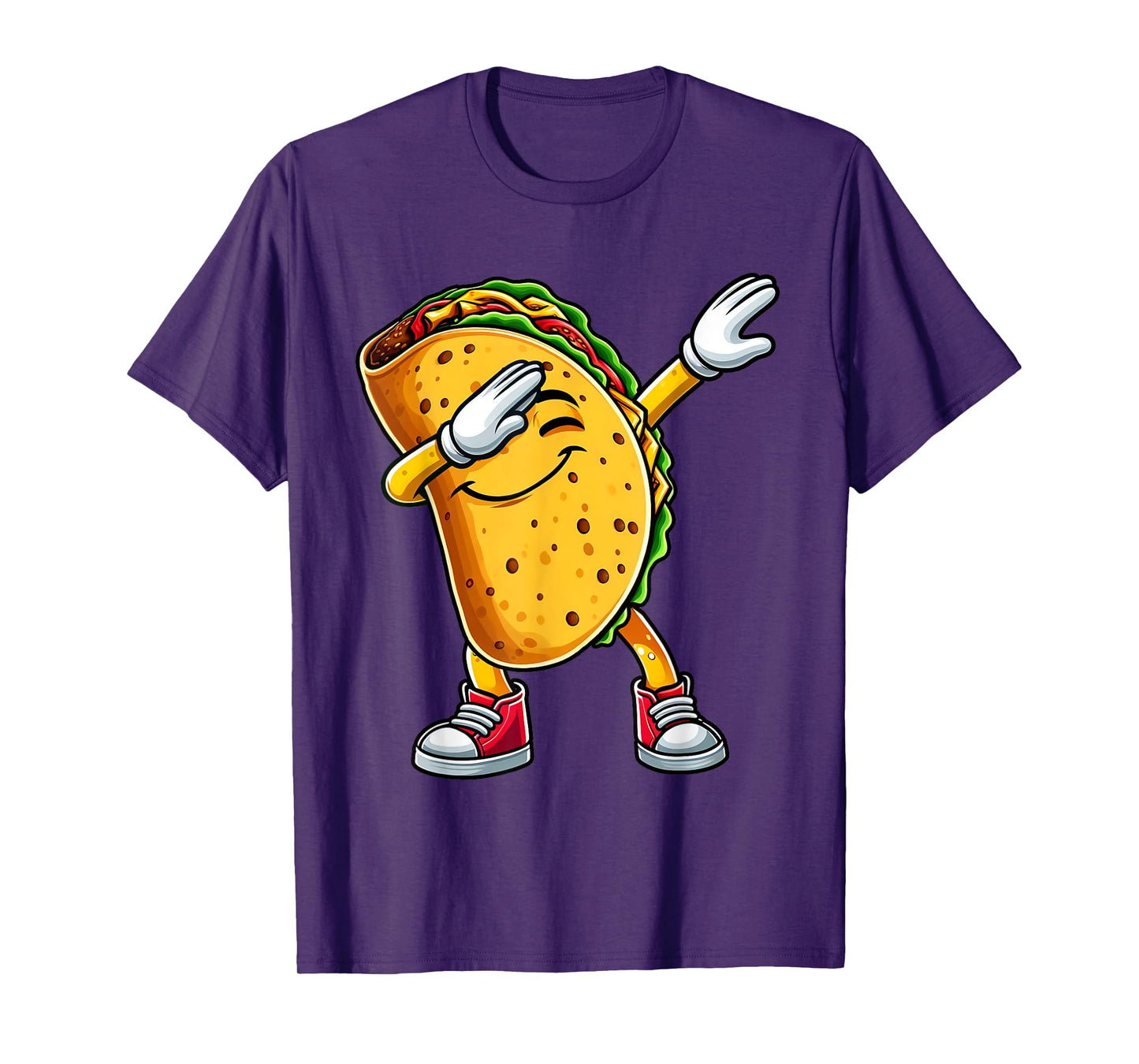 Dabbing Taco Cinco de Mayo Funny Mexican Food Boys Girl Kids T-Shirt