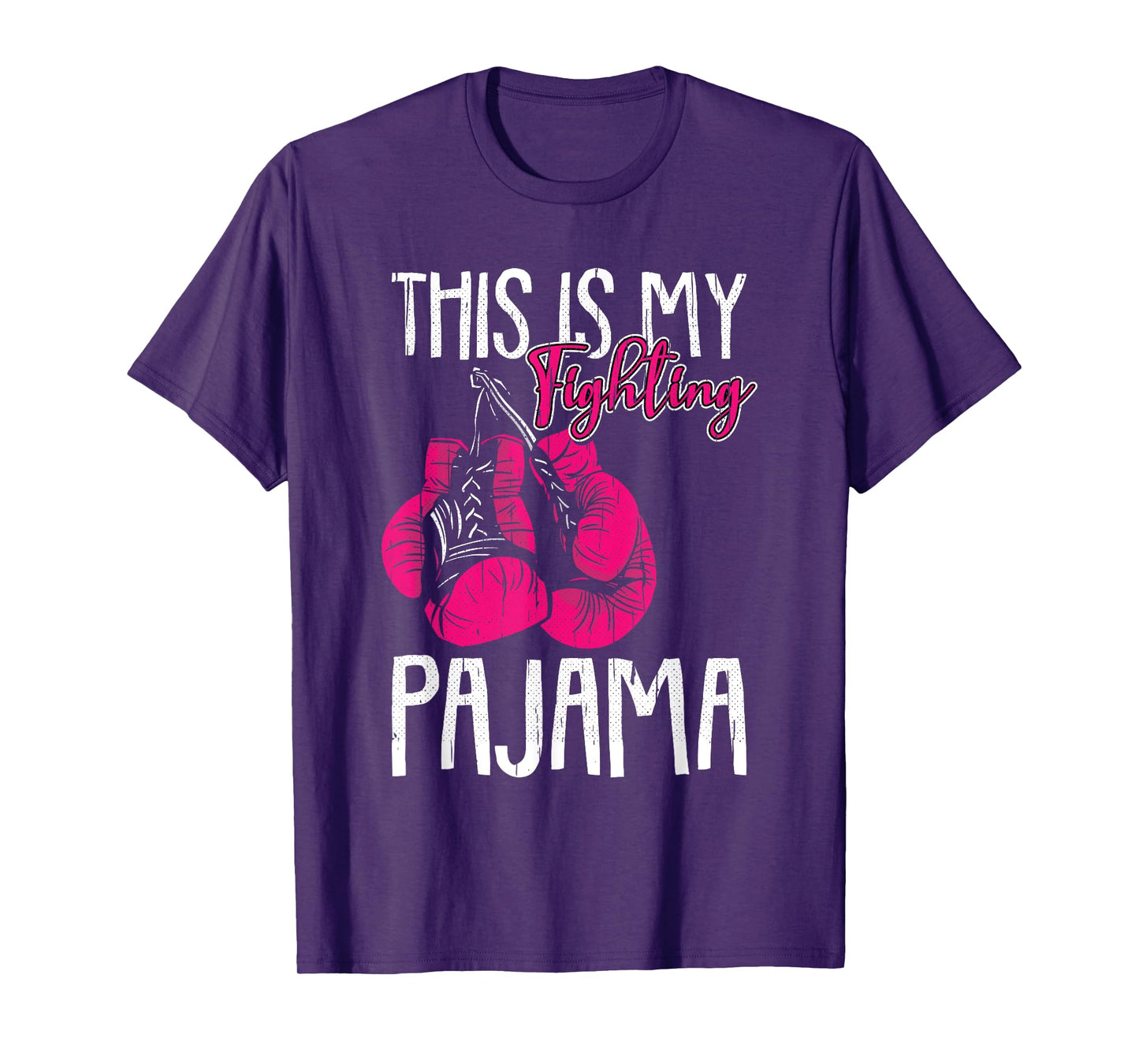 My Fighting Pajama Breast Cancer Awareness Ribbon Warrior T-Shirt