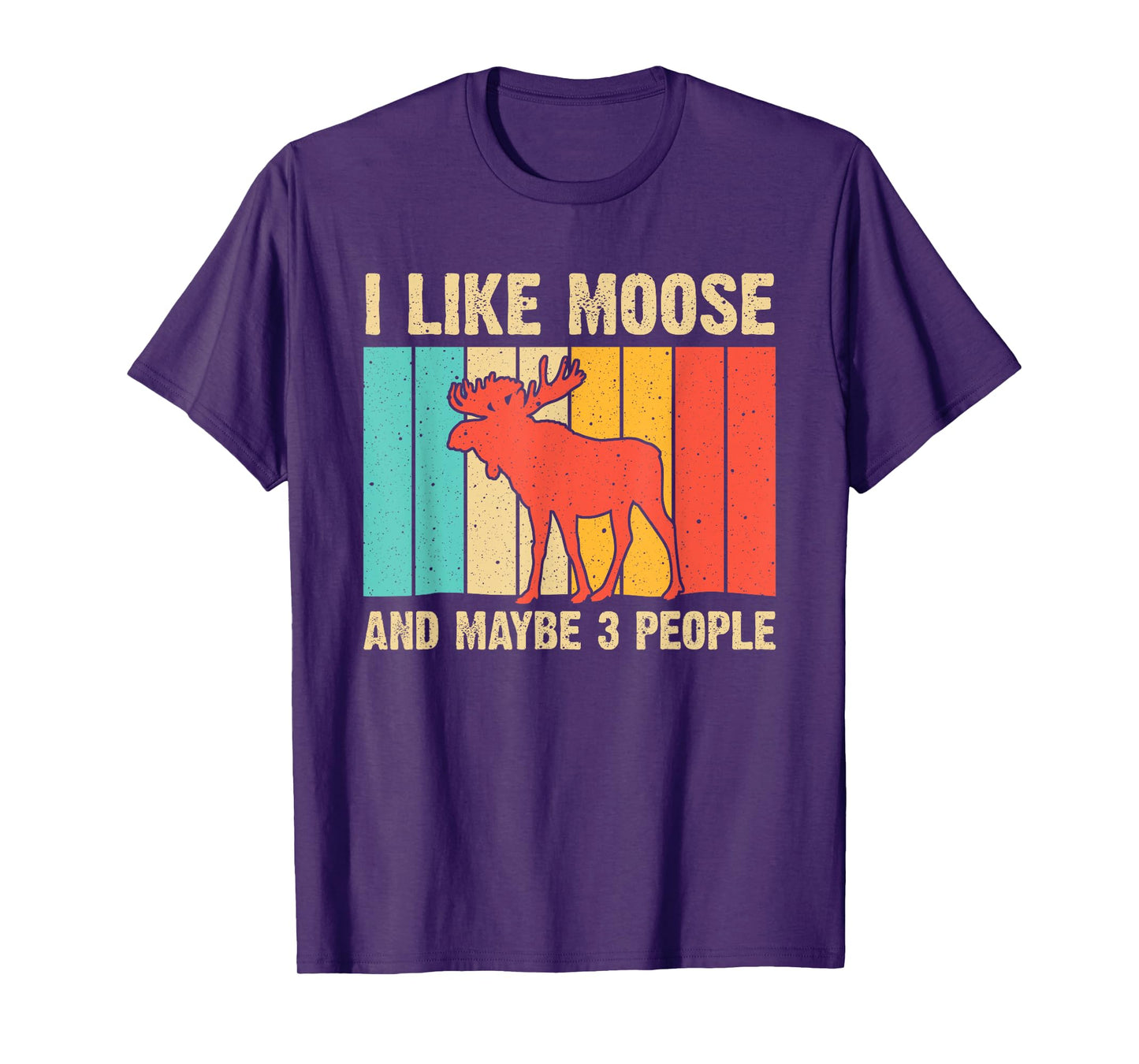 Funny Moose Design For Deer Elk Lover Men Women Boys Girls T-Shirt
