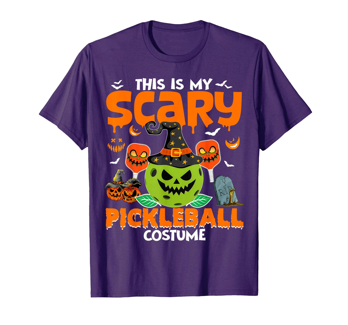This is My Scary Pickleball Costume Pickleball Halloween T-Shirt