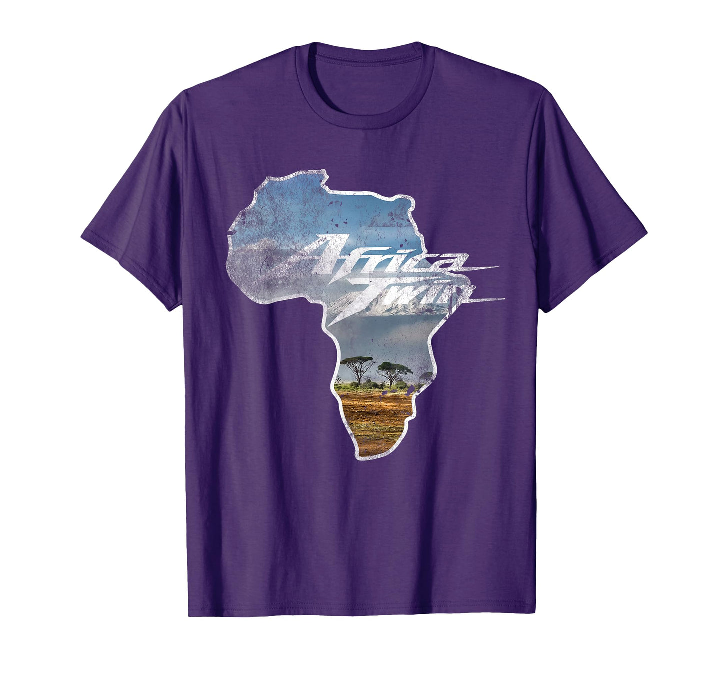 Africa Touring Twin Motorcycle Natural Off-Road Bike T-Shirt