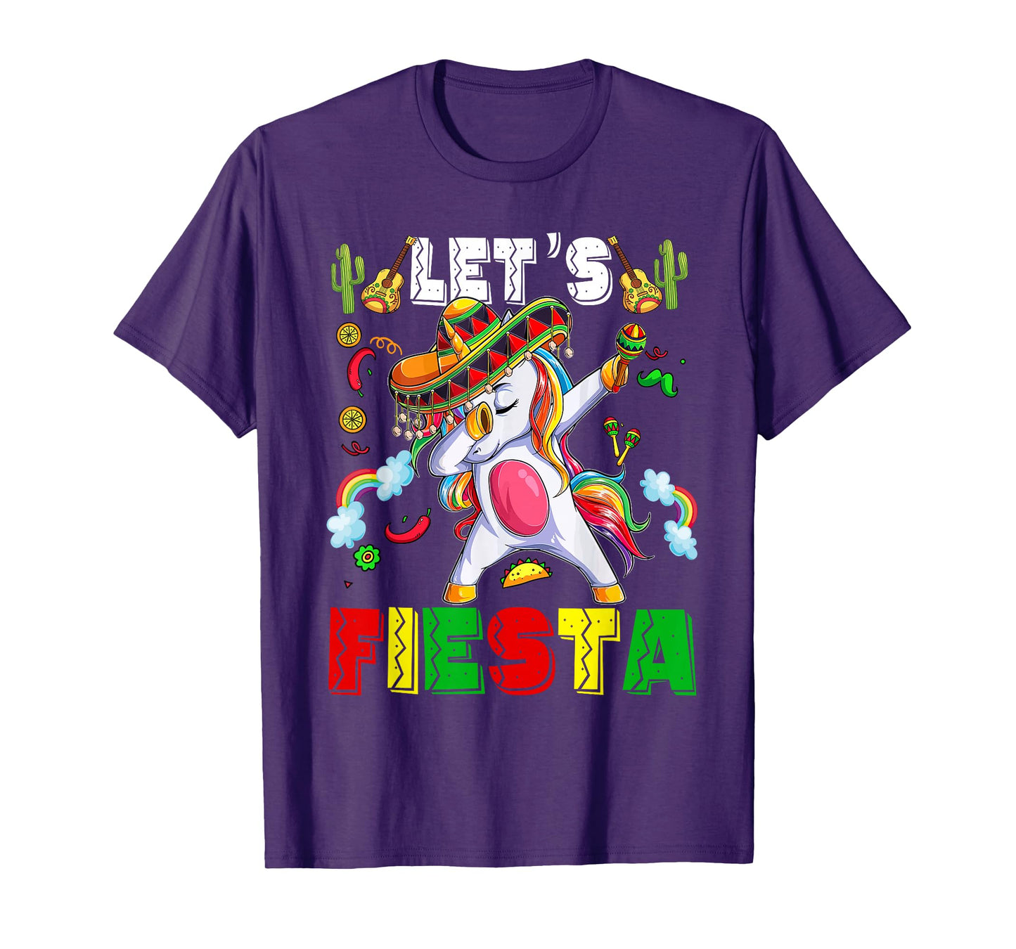 Lets Fiesta-Shirt Cinco De Mayo Funny Mexican Women Kid Girl T-Shirt