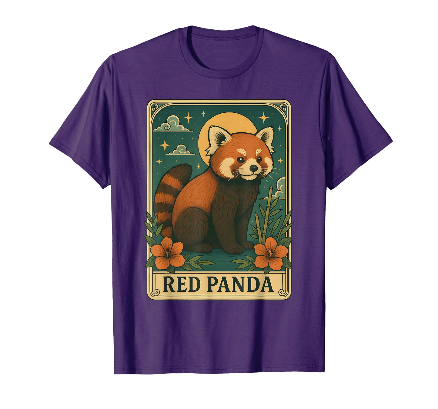 Red Panda Tarot Card T-Shirt