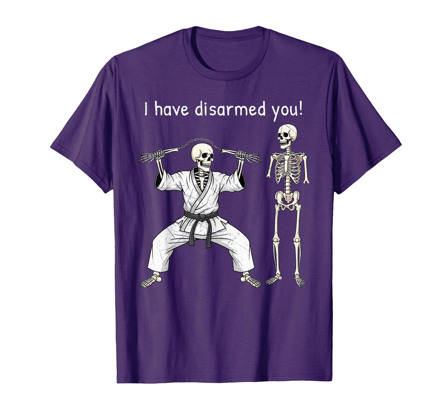 Funny Martial Arts Skeleton Meme I Have Disarmed You T-Shirt