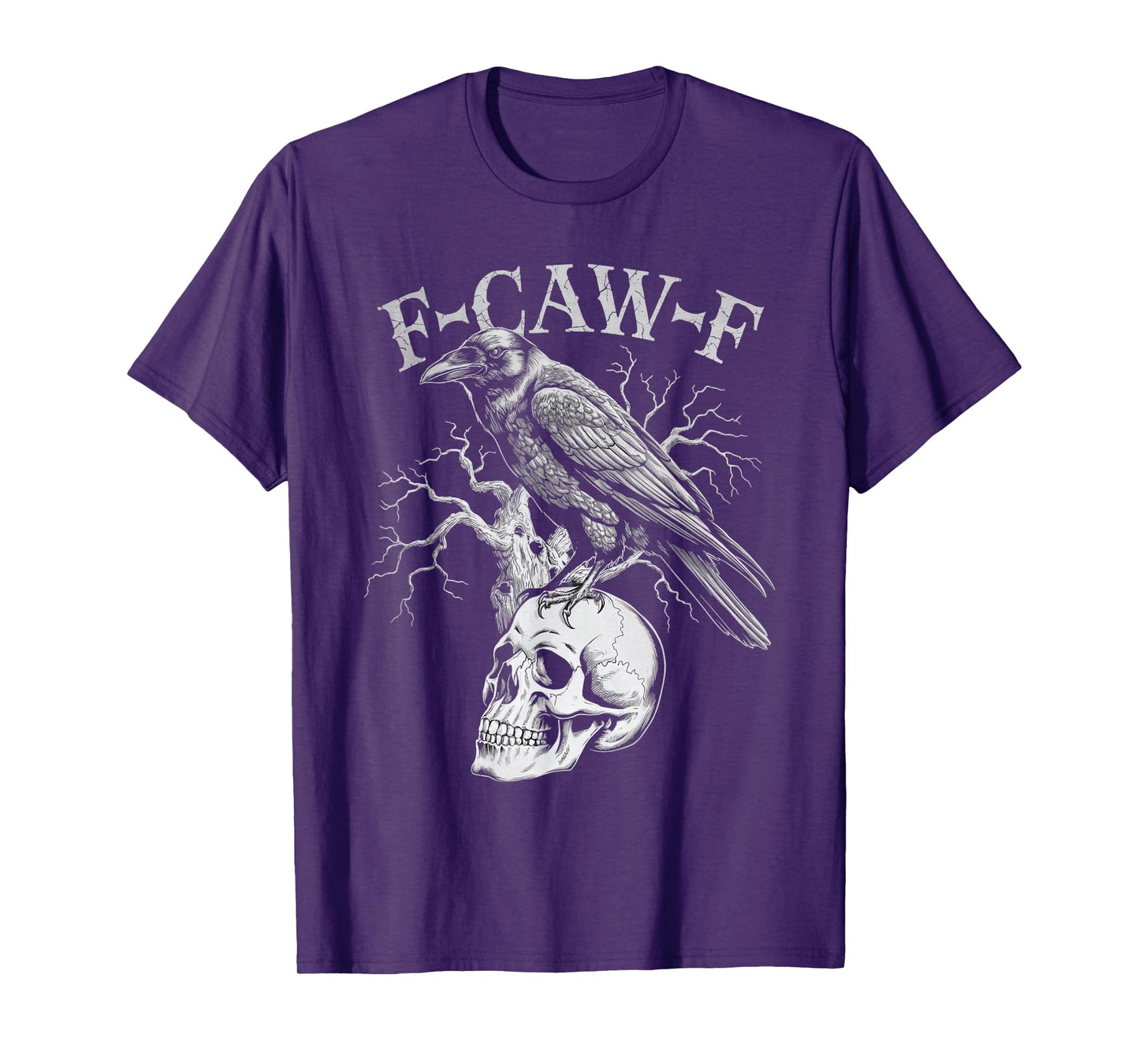 Black Crow, F-Caw-F Funny Black Bird Funny F CAW F Crow T-Shirt