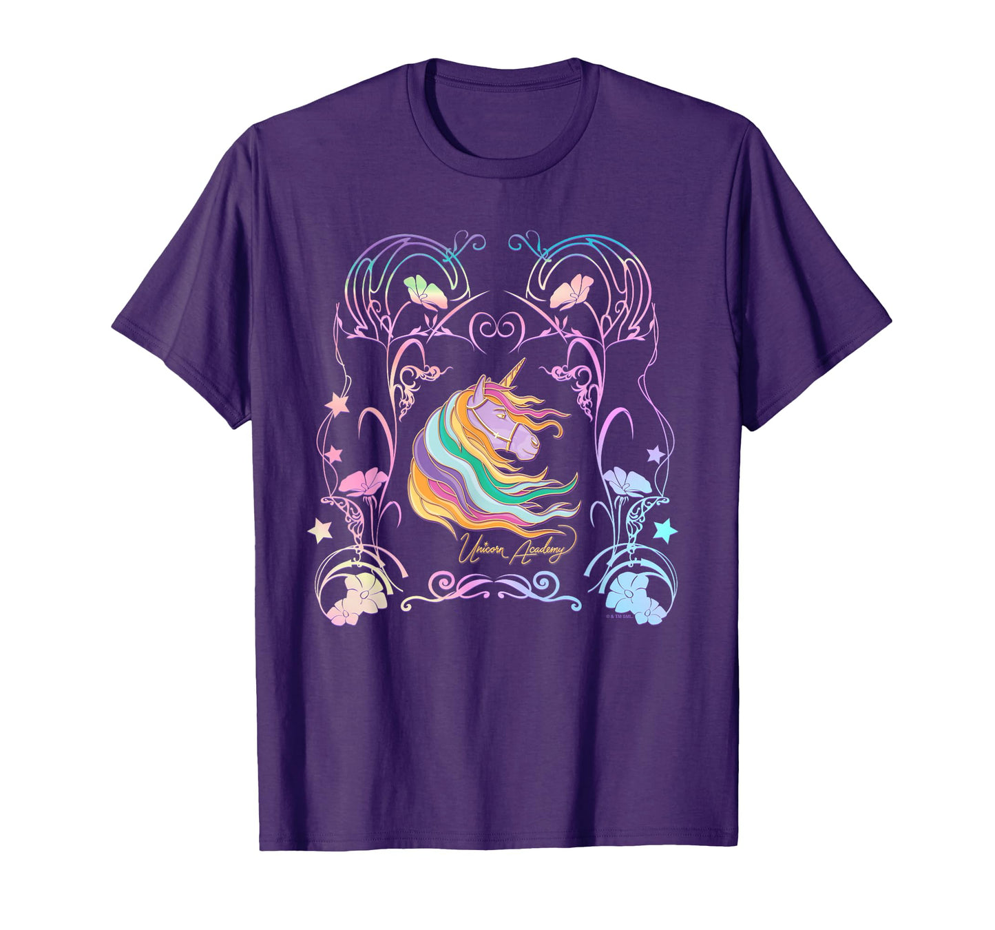 Unicorn Academy Enchanting Graphic Logo T-Shirt