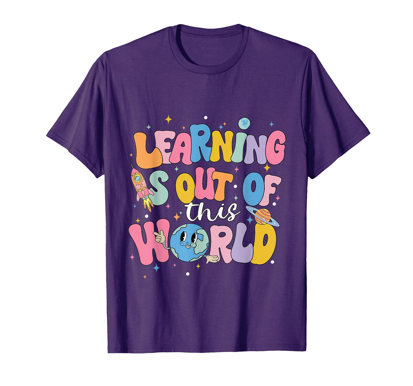 Learning Is Out Of This World Solar System Back To School T-Shirt