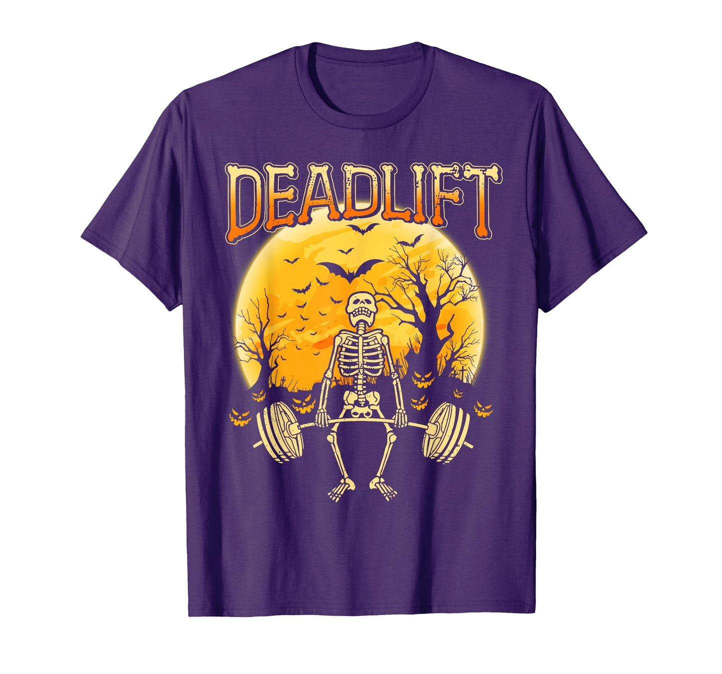 Deadlift - Gifts Halloween Skeleton Funny T-Shirt