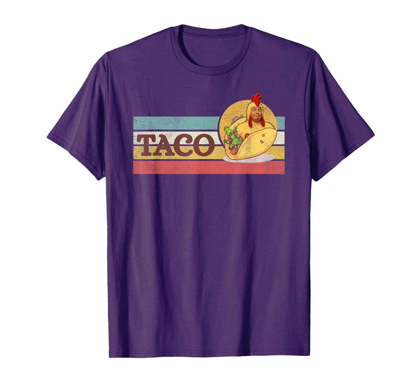 Funny Taco Trump Always Chickens Out T.A.C.O T-Shirt