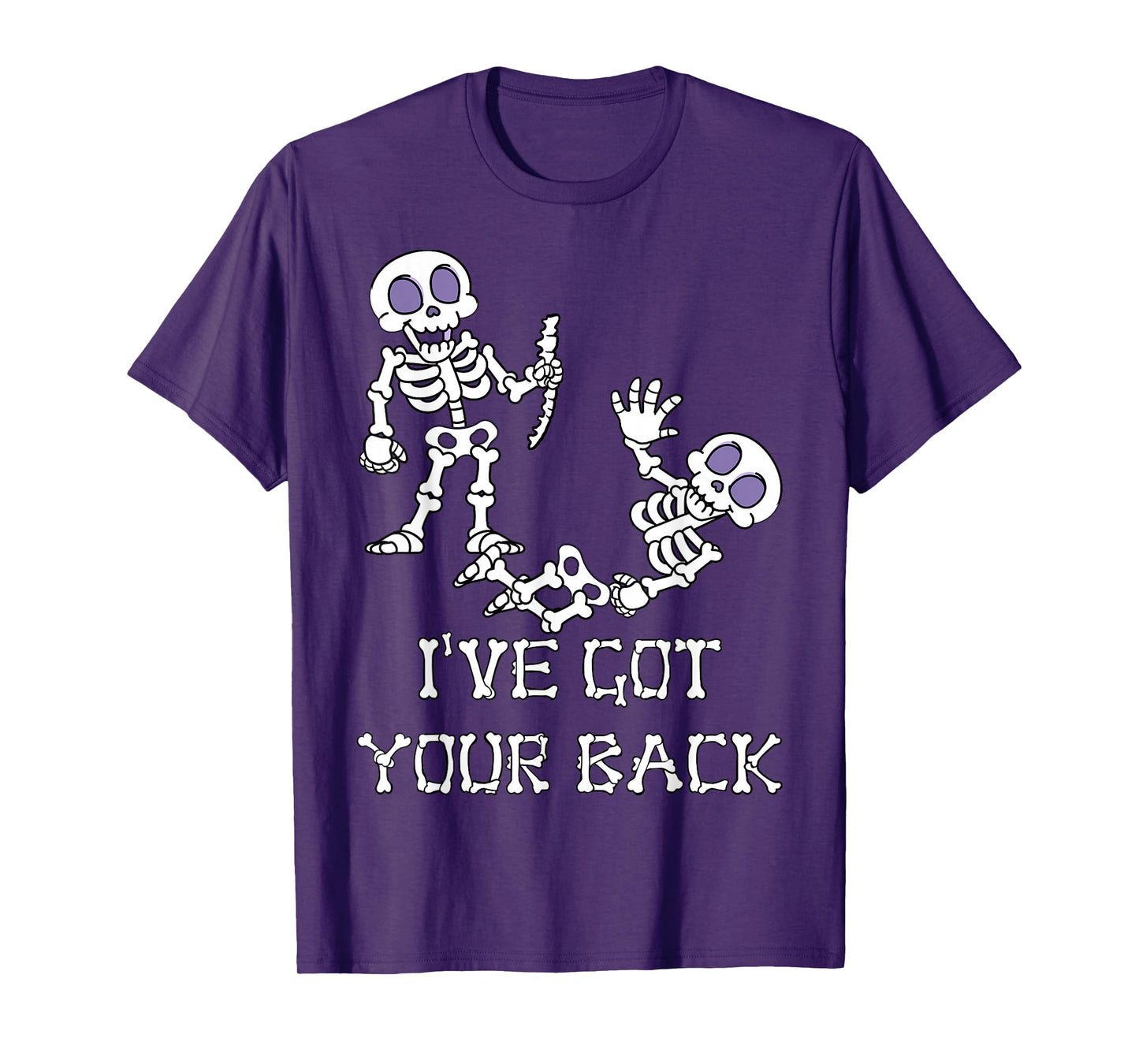 I've Got Your Back Cute Skeleton Halloween Trick or Treat T-Shirt