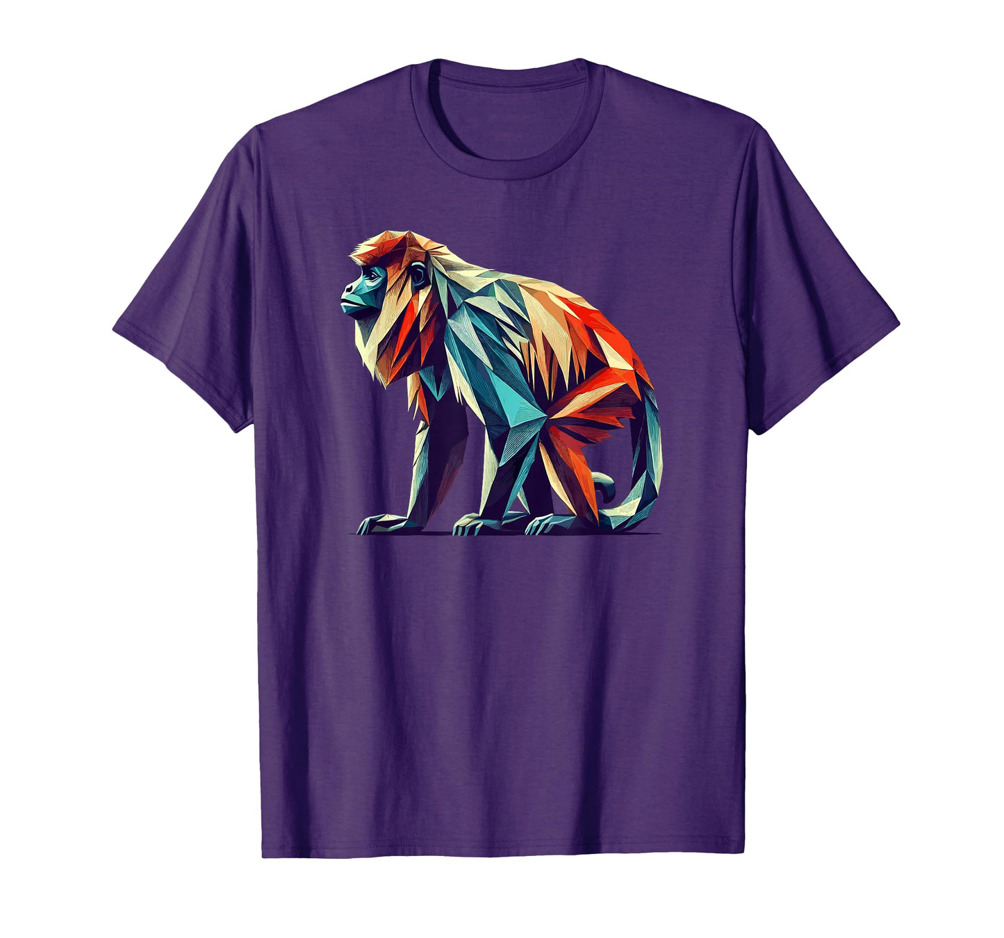 Geometric Art Howler Monkey T-Shirt