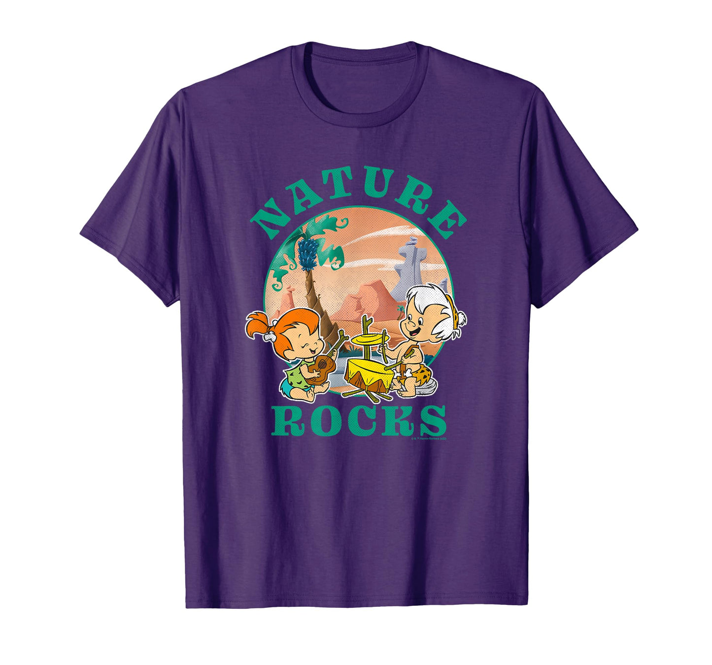 The Flintstones Pebbles & Bamm Bamm Nature Rocks T-Shirt