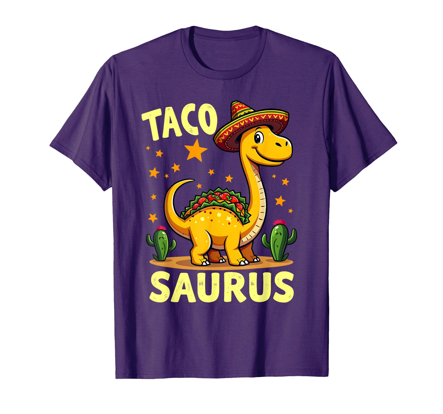 Tacosaurus Taco Dinosaur Funny Dino Cinco De Mayo Mexican T-Shirt