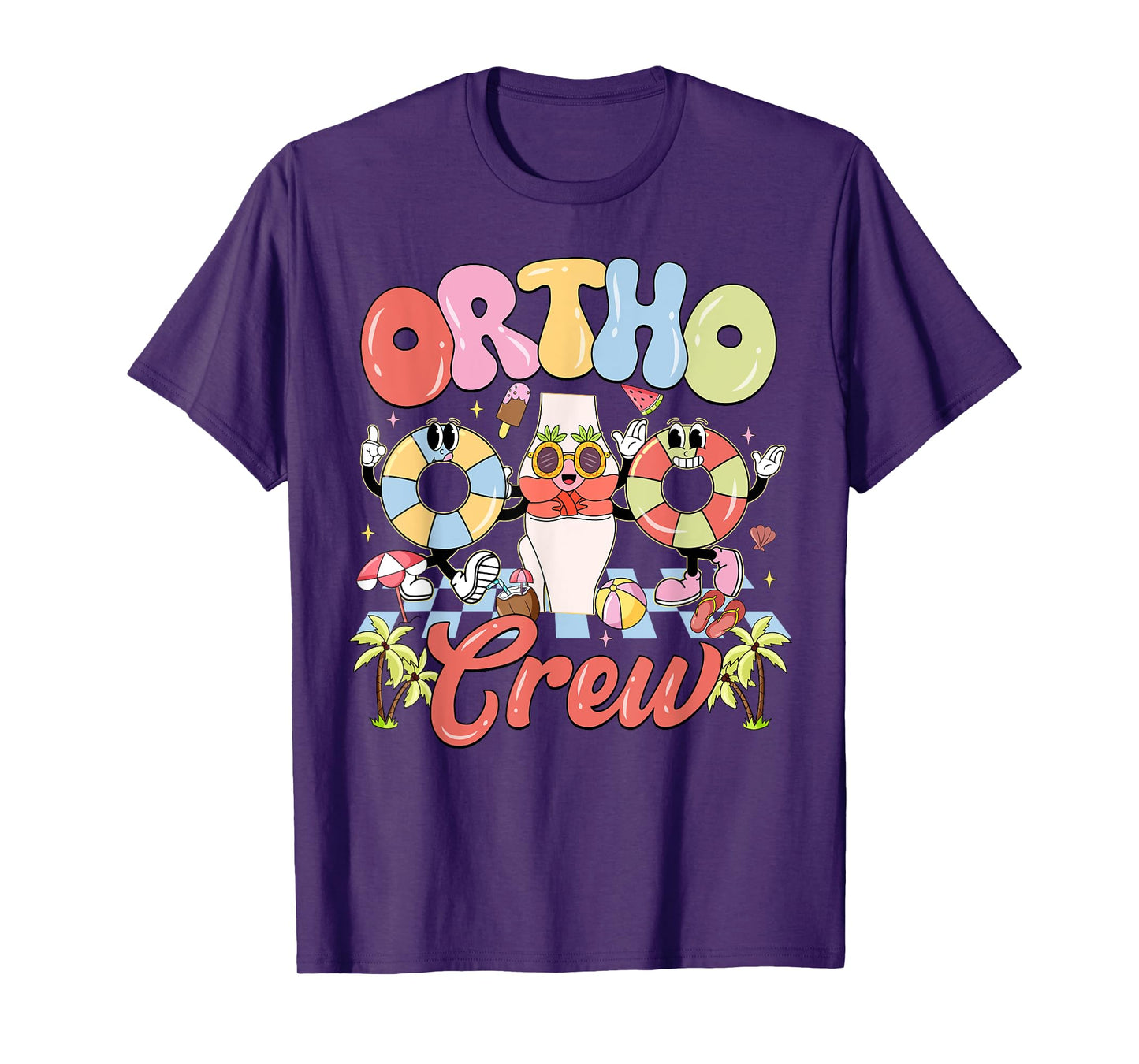 Funny Ortho Crew Summer Vibes Orthopedic Surgeon T-Shirt