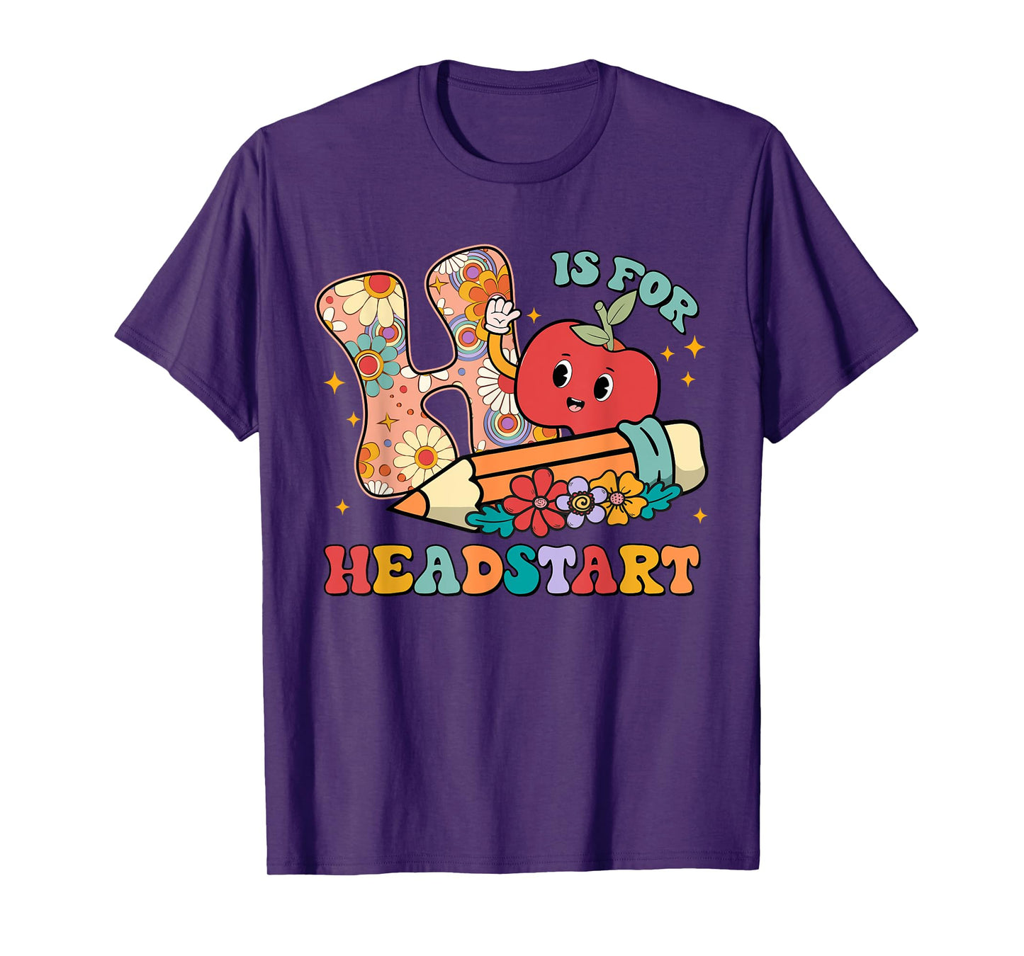 Groovy H Is For Headstart Funny Back To School Gifts T-Shirt