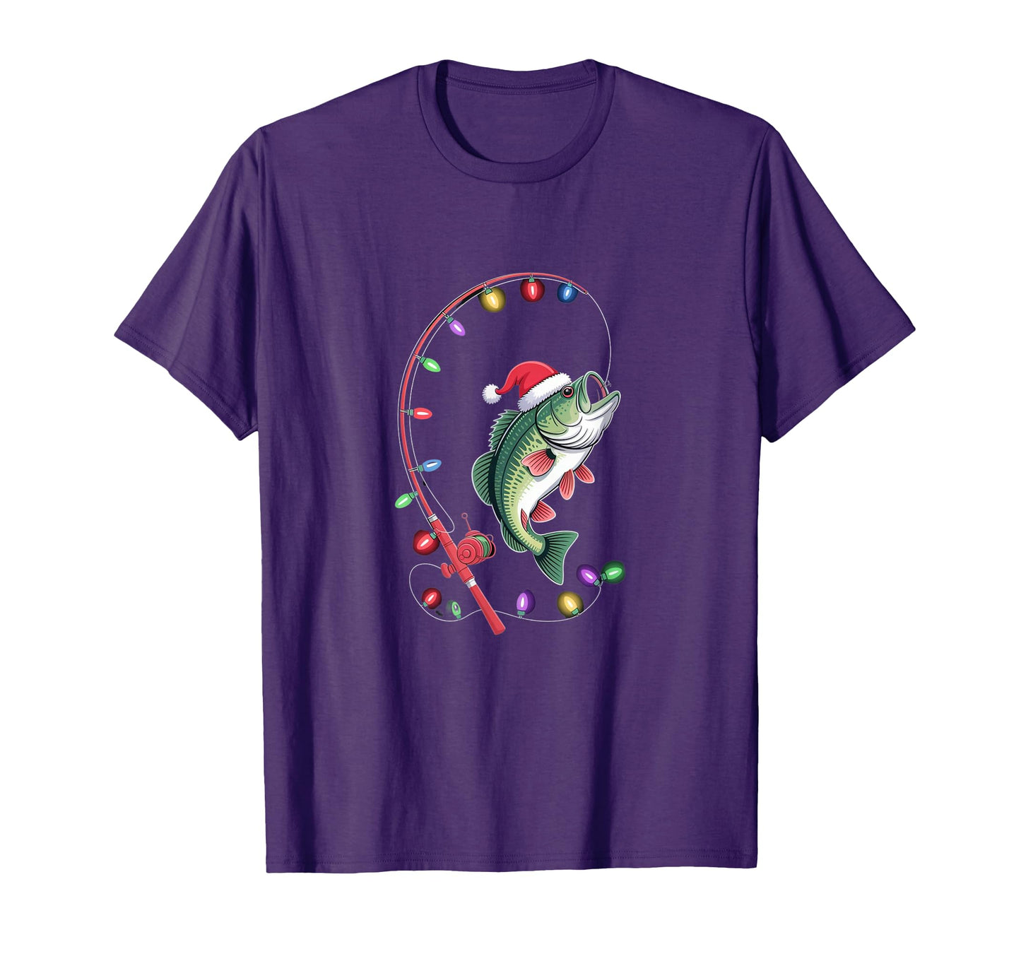 Bass Christmas – Funny Fishing Holiday T-Shirt