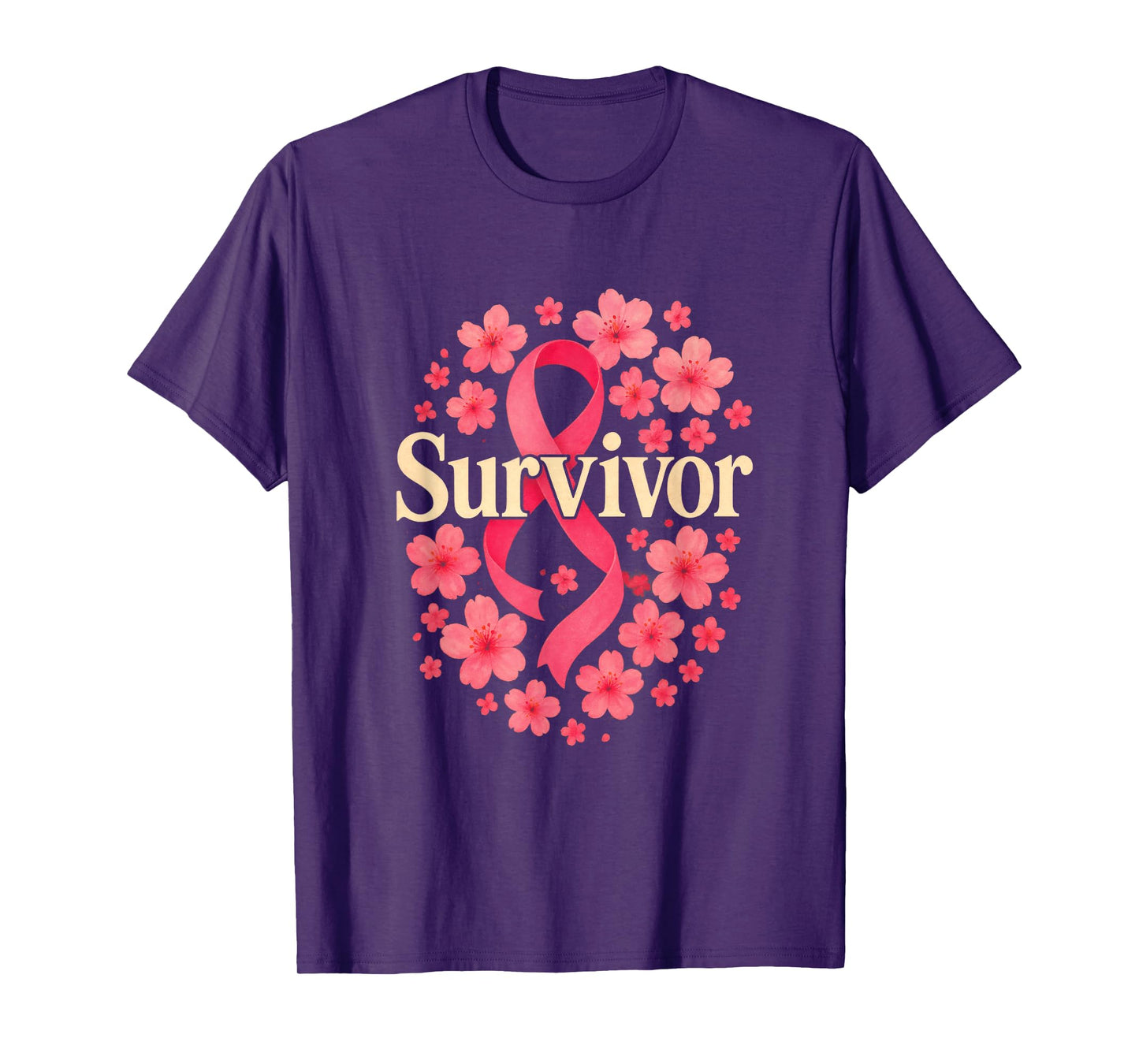 Survivor - Breast Cancer Awareness Art T-Shirt