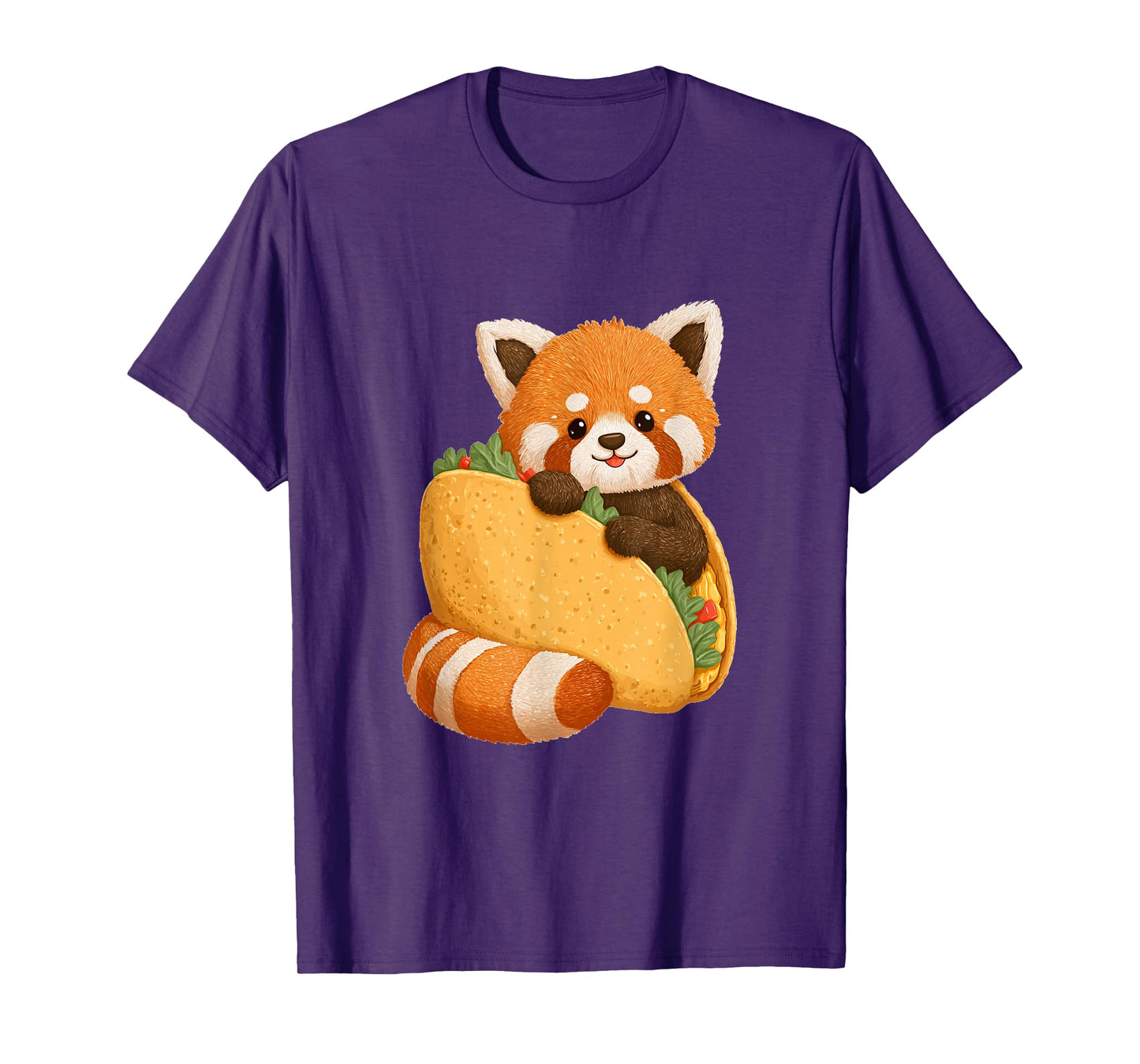 Cute Adorable red Panda Taco T-Shirt