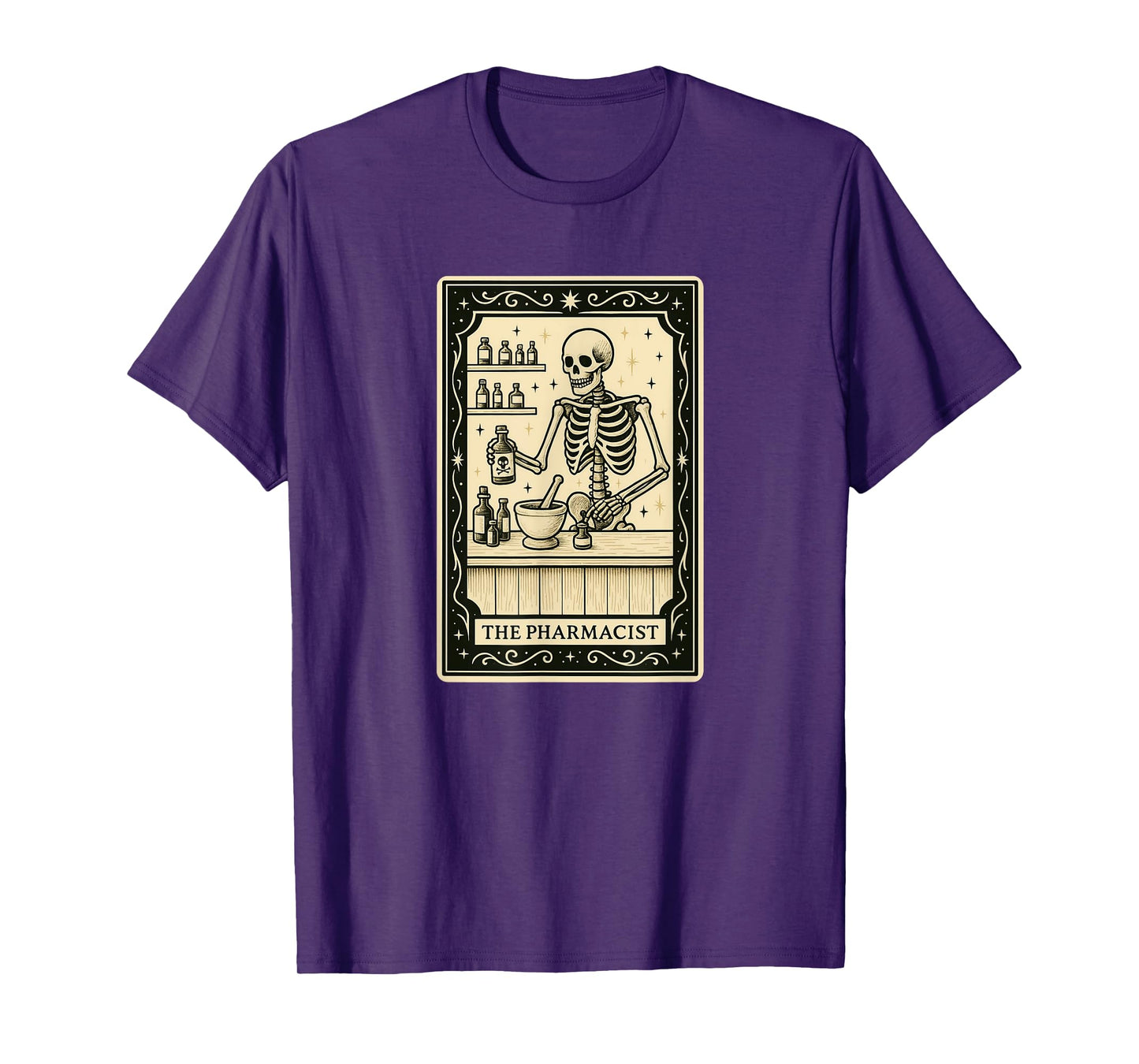 Pharmacist Tarot Card - Halloween Spooky Pharmacy Medicine T-Shirt