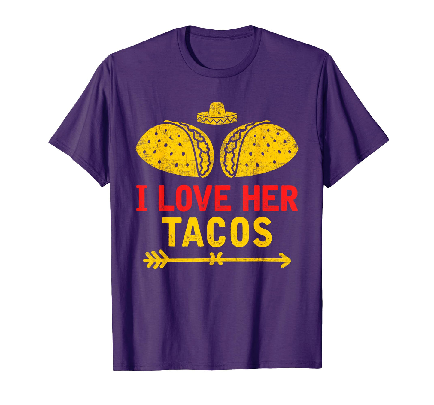 I Love Her Tacos Couple Shirt Cinco De Mayo T-Shirt