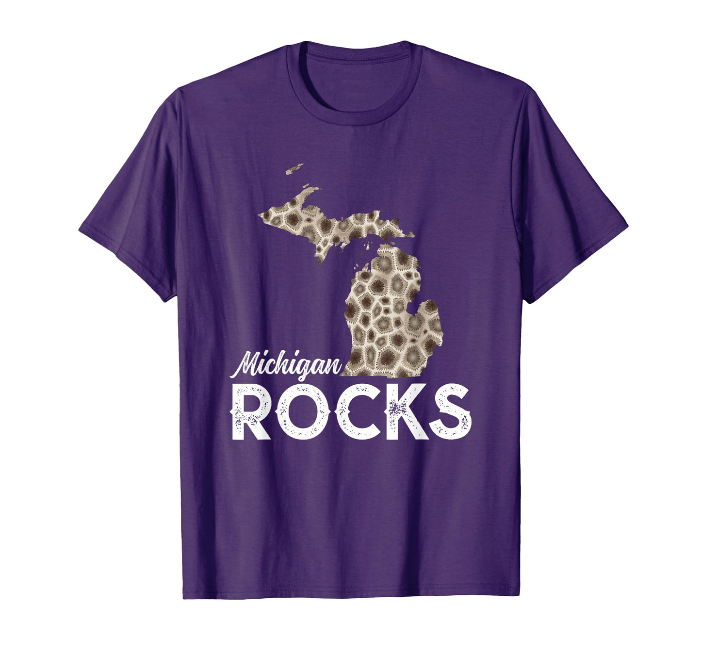Michigan Rocks Petoskey Stones Midwest Rock Collector T-Shirt