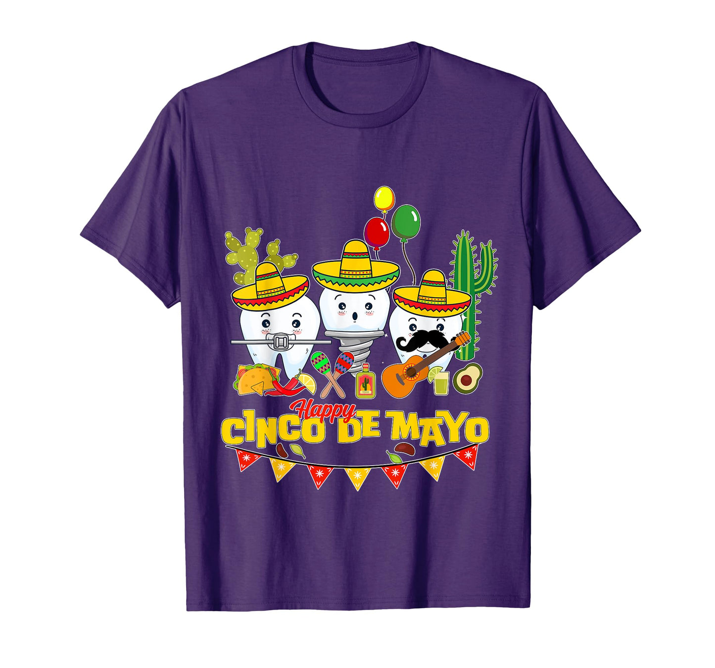 Funny Dental assistant Dentist Dental student Cinco de mayo T-Shirt