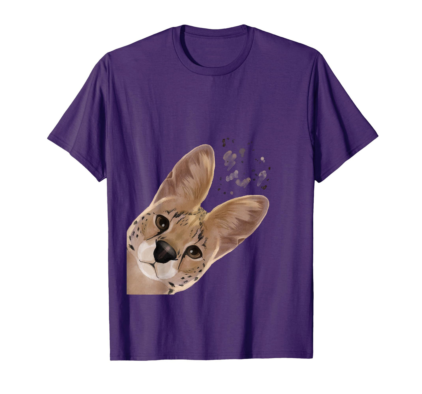 Funny Curious Serval T-Shirt