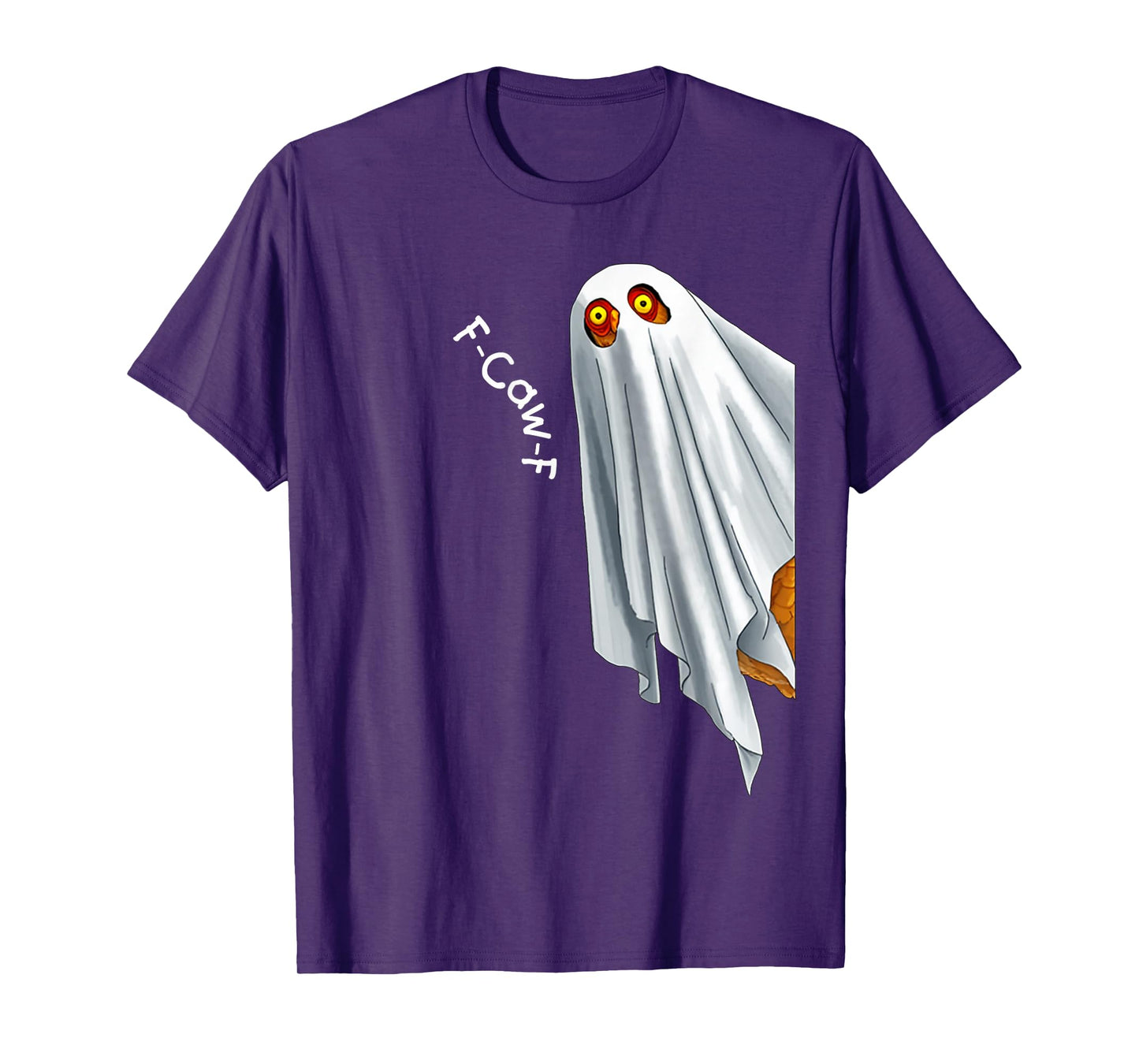 Funny FCAWF Chicken F-Caw-F Chicken for Halloween Men Women T-Shirt