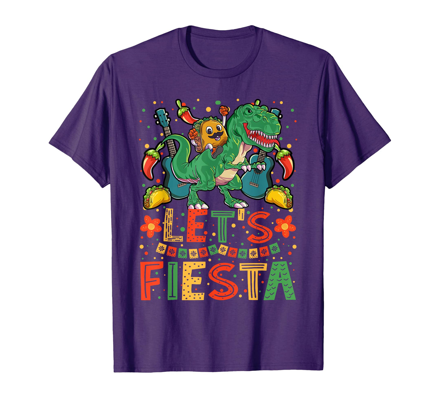 Taco Dinosaur Cinco de Mayo Taco Shirt Boys Kids Mexican T-Shirt