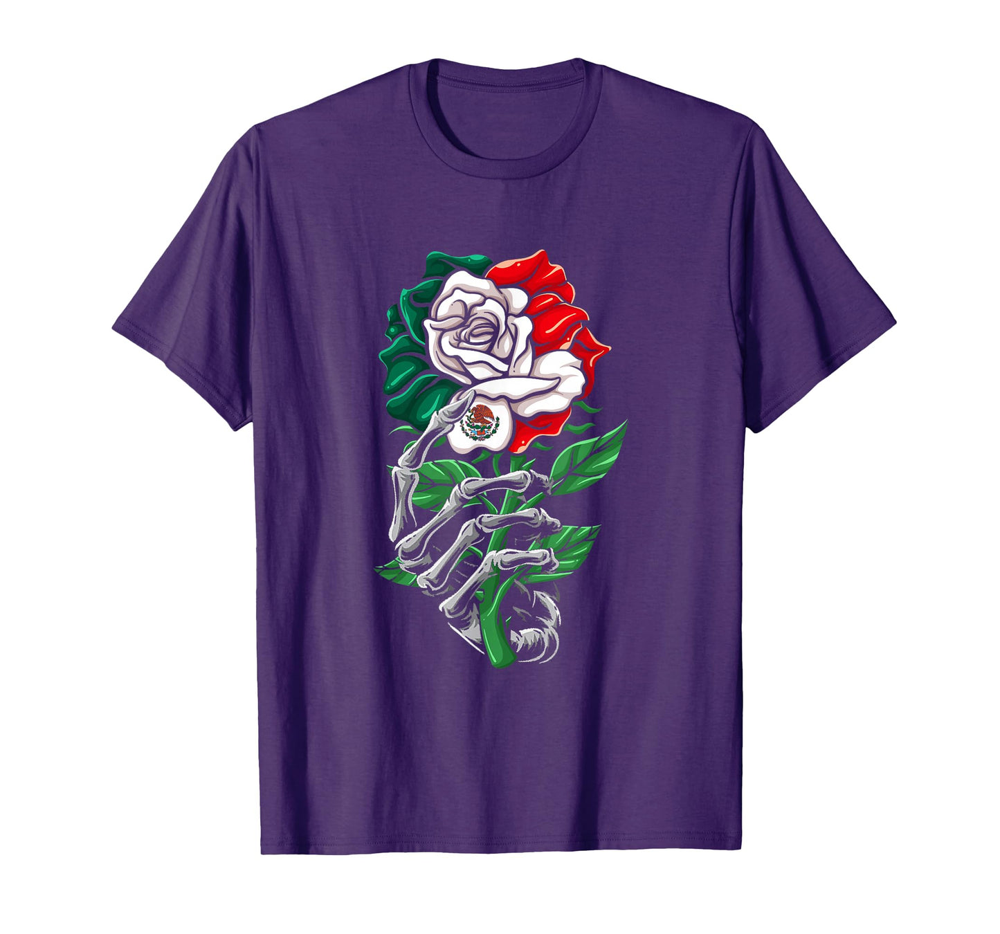 Mexico Gift Rose Tijuana Mexican Hispanic Pride Poncho T-Shirt