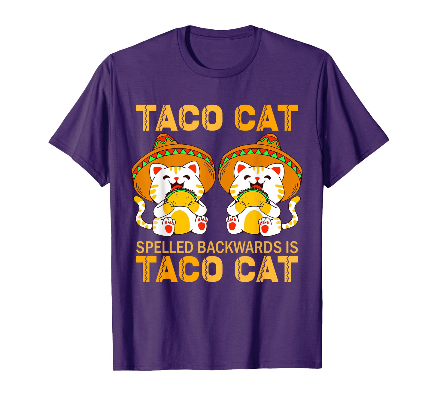 TacoCat for Kids Taco Cat Cinco de Mayo TacoCat Cat T-Shirt