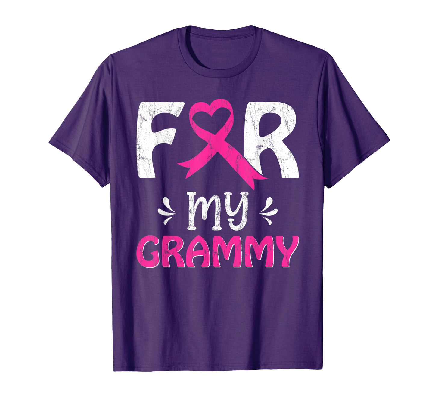 Pink Ribbon For My Grammy Breast Cancer Awareness Day T-Shirt