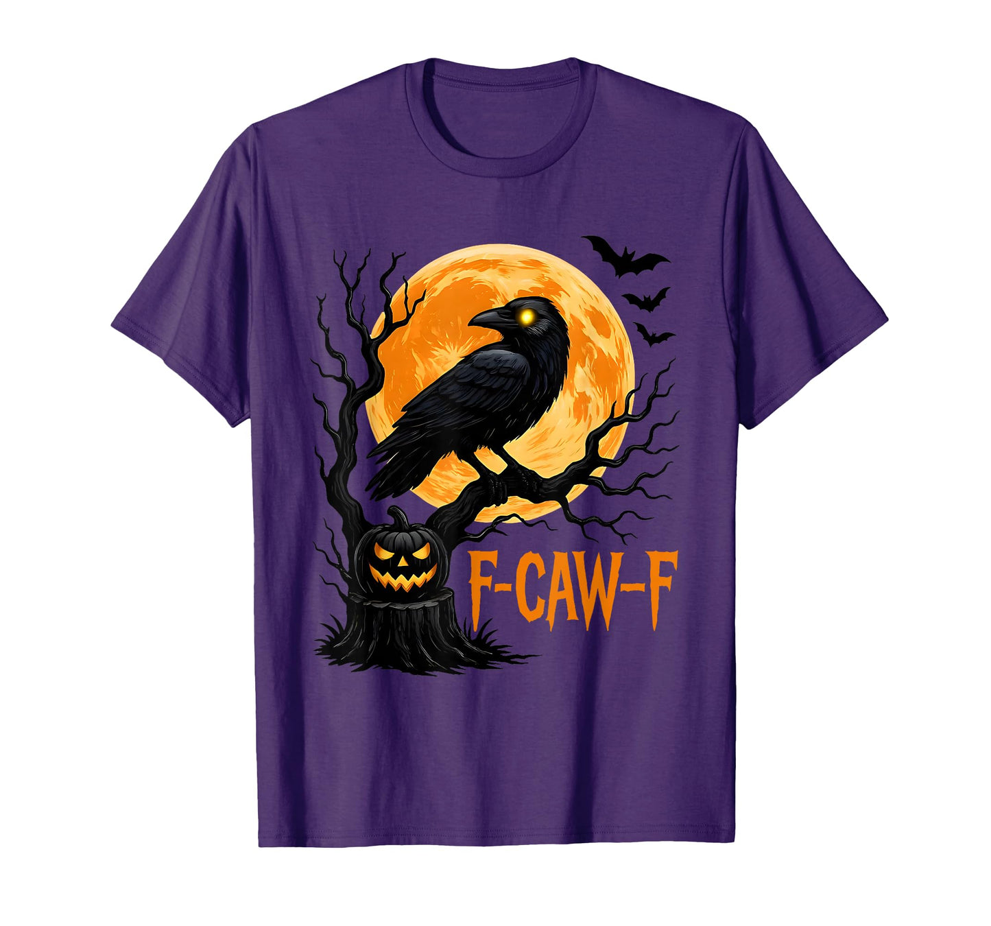 Black Crow, F-Caw-F Funny Black Bird T-Shirt