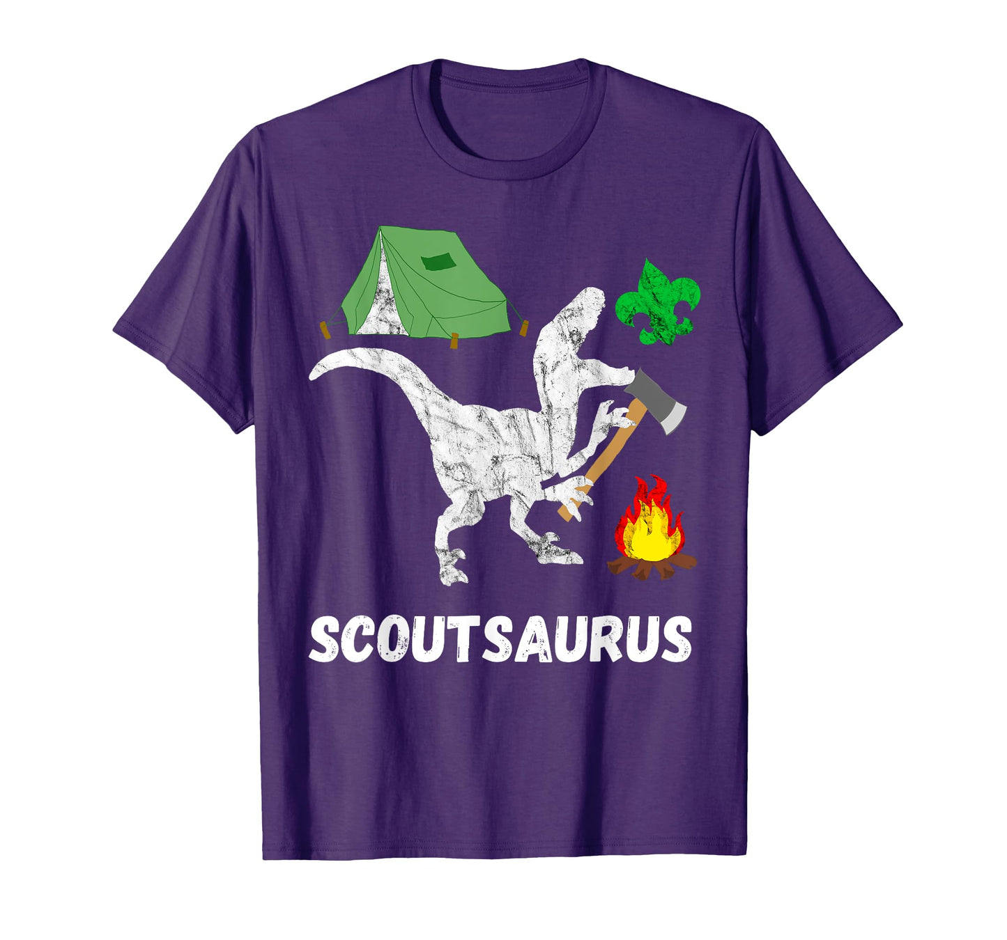 Scout Dinosaur Scout Dino Funny Camper T-Rex T-Shirt