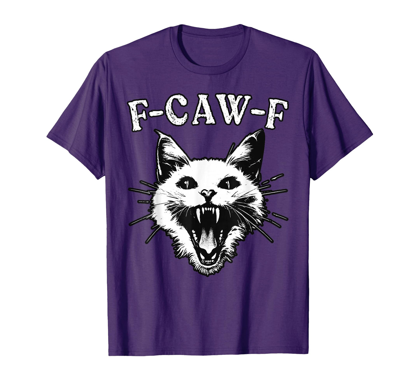 F-Caw-F Funny Black Cat T-Shirt