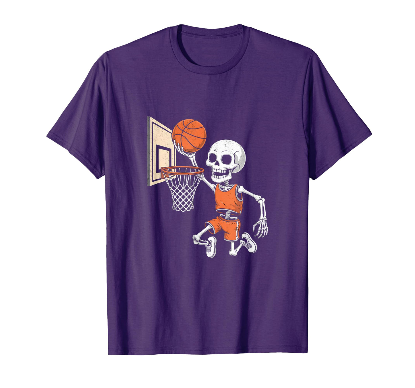 Skeleton Basketball Halloween T-Shirt