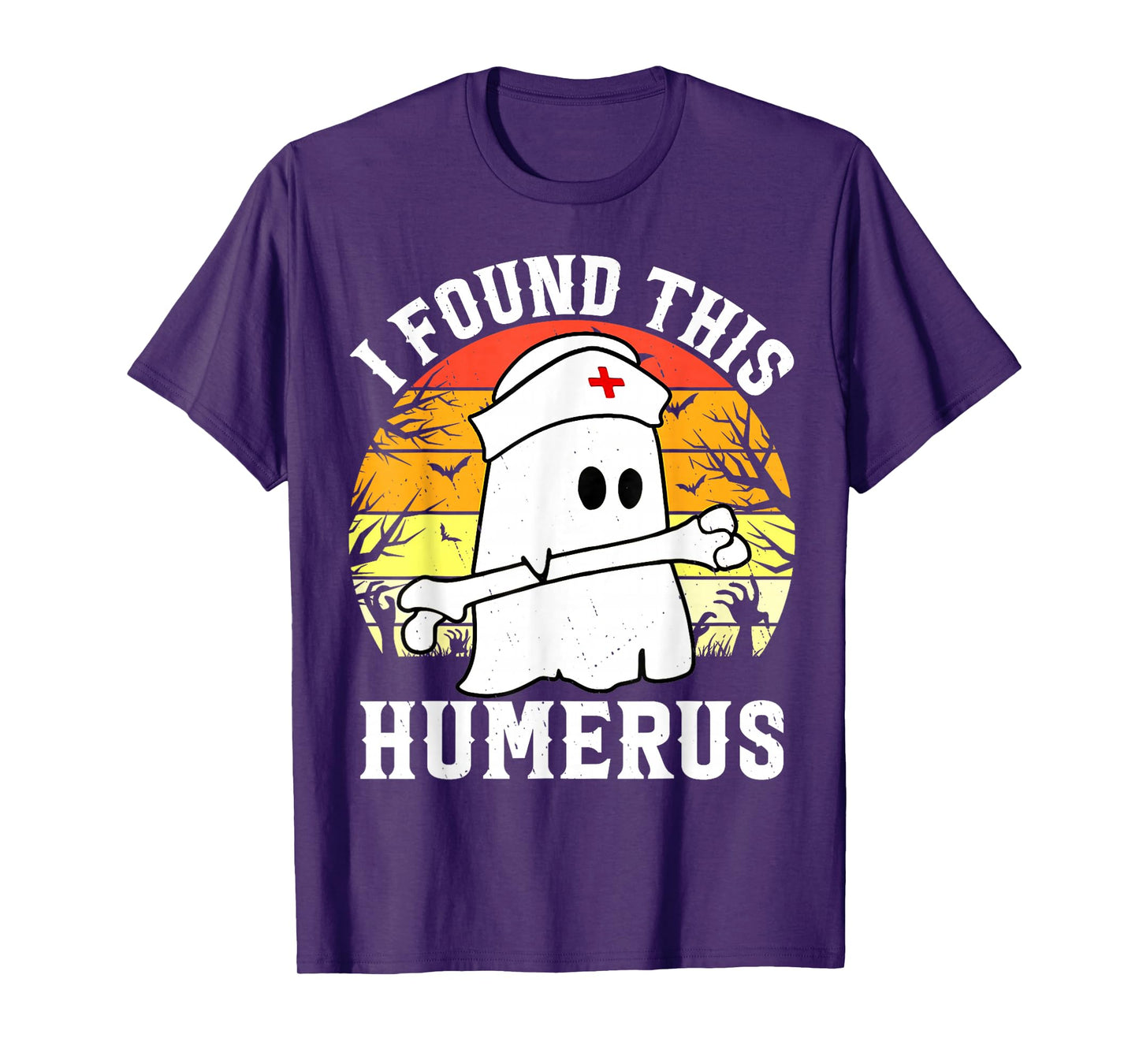 Funny Halloween I Found This Humerus Ghost Bone Halloween T-Shirt
