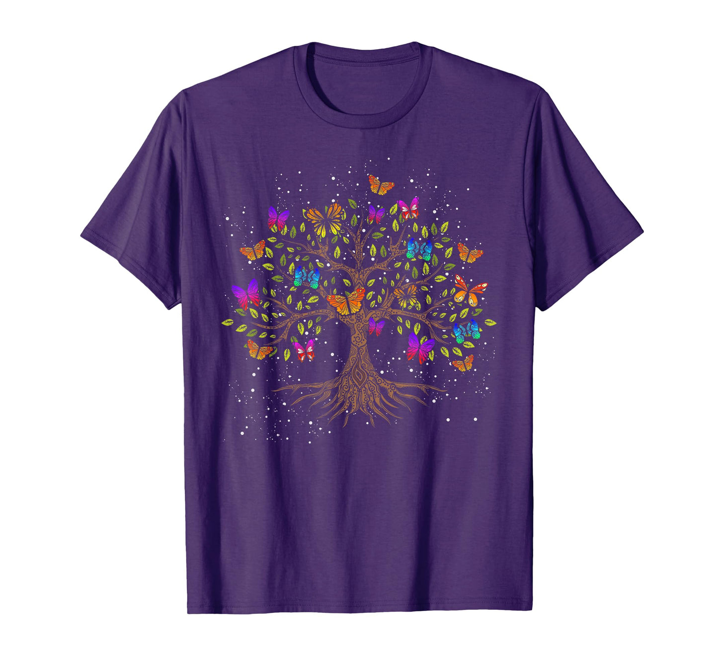 Colorful Insect Animal Butterfly Tree Beautiful Butterfly T-Shirt